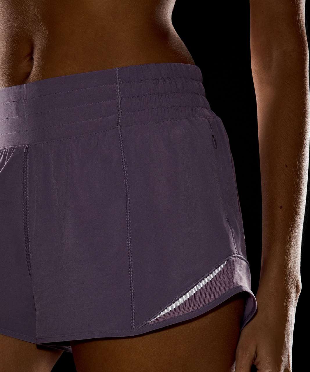 Lululemon Hotty Hot Low-Rise LR Short 2.5 Purple Ash ~0 2 4 6 8