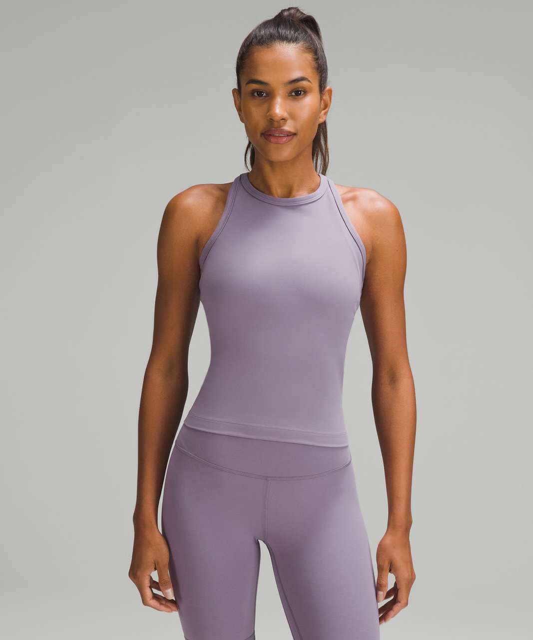 Lululemon Align Waist-Length Racerback Tank Top - Purple Ash