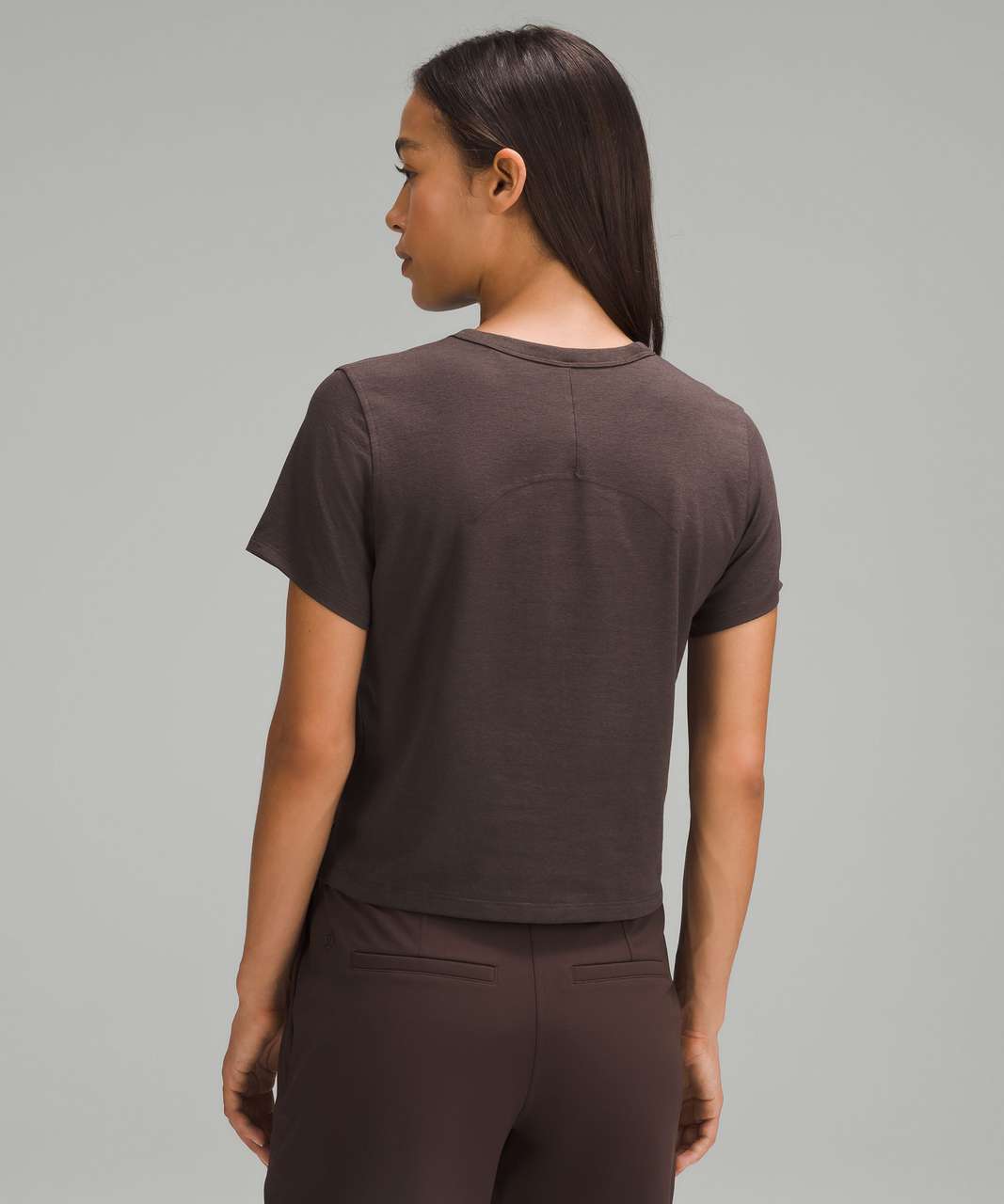 Lululemon Classic-fit Cotton-blend T-shirt - Espresso