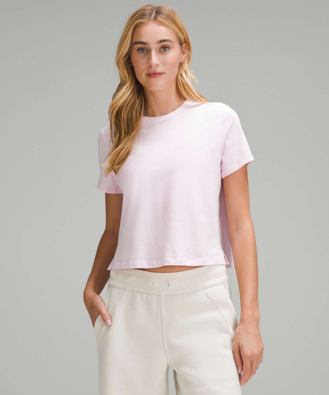 Lululemon Classic-Fit Cotton-Blend T-Shirt - Meadowsweet Pink