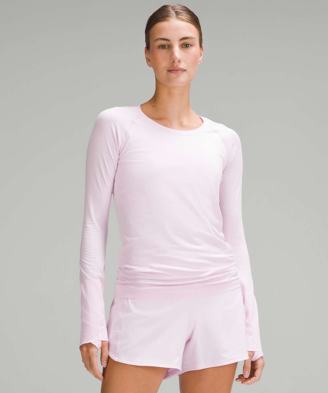 Lululemon Womens Pink Peony/pink Peony Swiftly Tech 2.0 Long