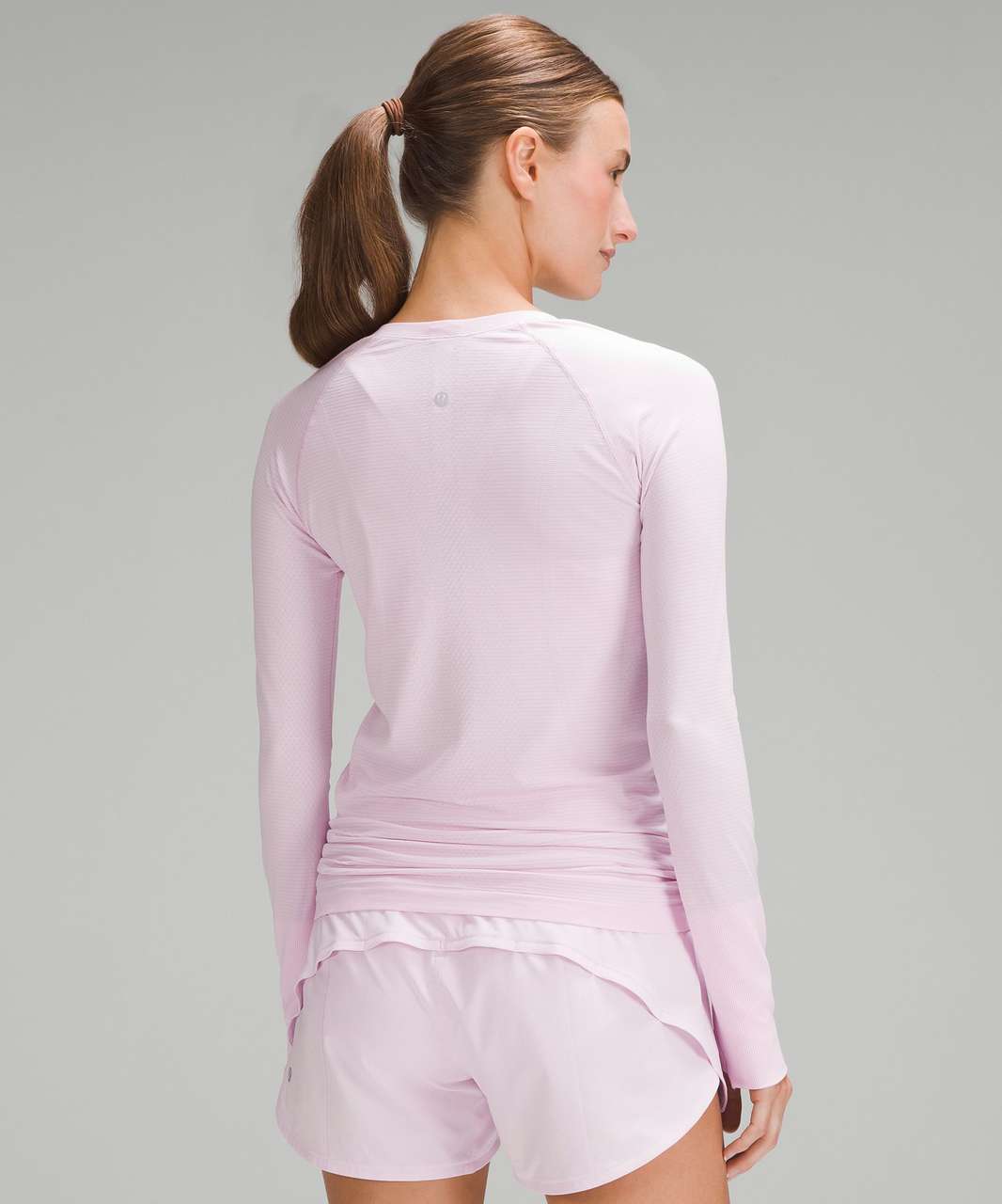 Lululemon Swiftly Tech Long-Sleeve Shirt 2.0 - Meadowsweet Pink / Meadowsweet Pink
