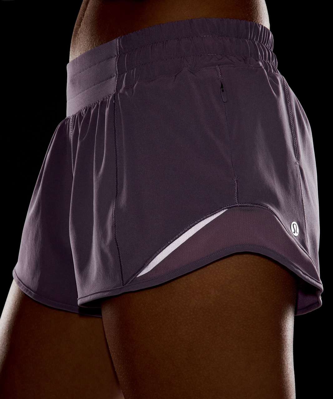 Lululemon Hotty Hot Low-Rise Lined Short 2.5" - Purple Ash