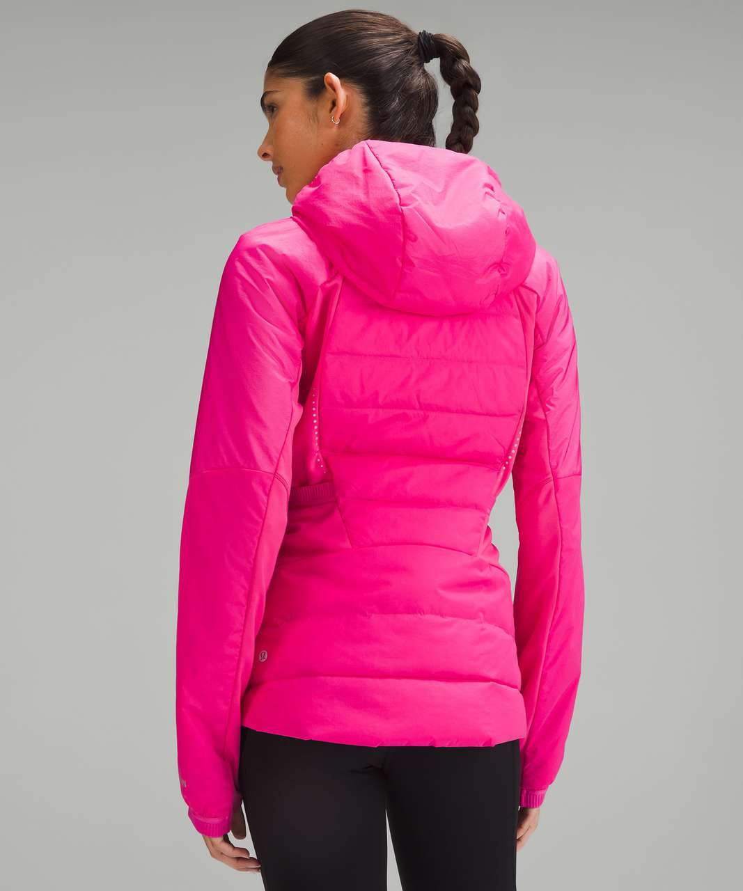 Lululemon Lululemon down for it all jacket color sonic pink size 6