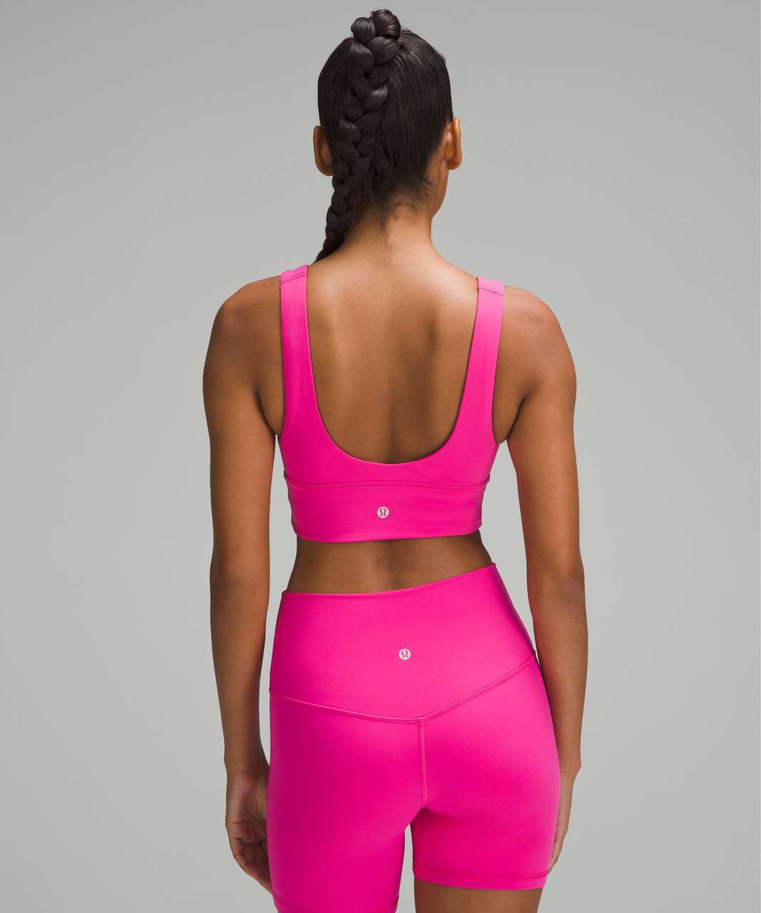 Lululemon Align Asymmetrical Bra *Light Support, A/B Cup - Flush Pink -  lulu fanatics