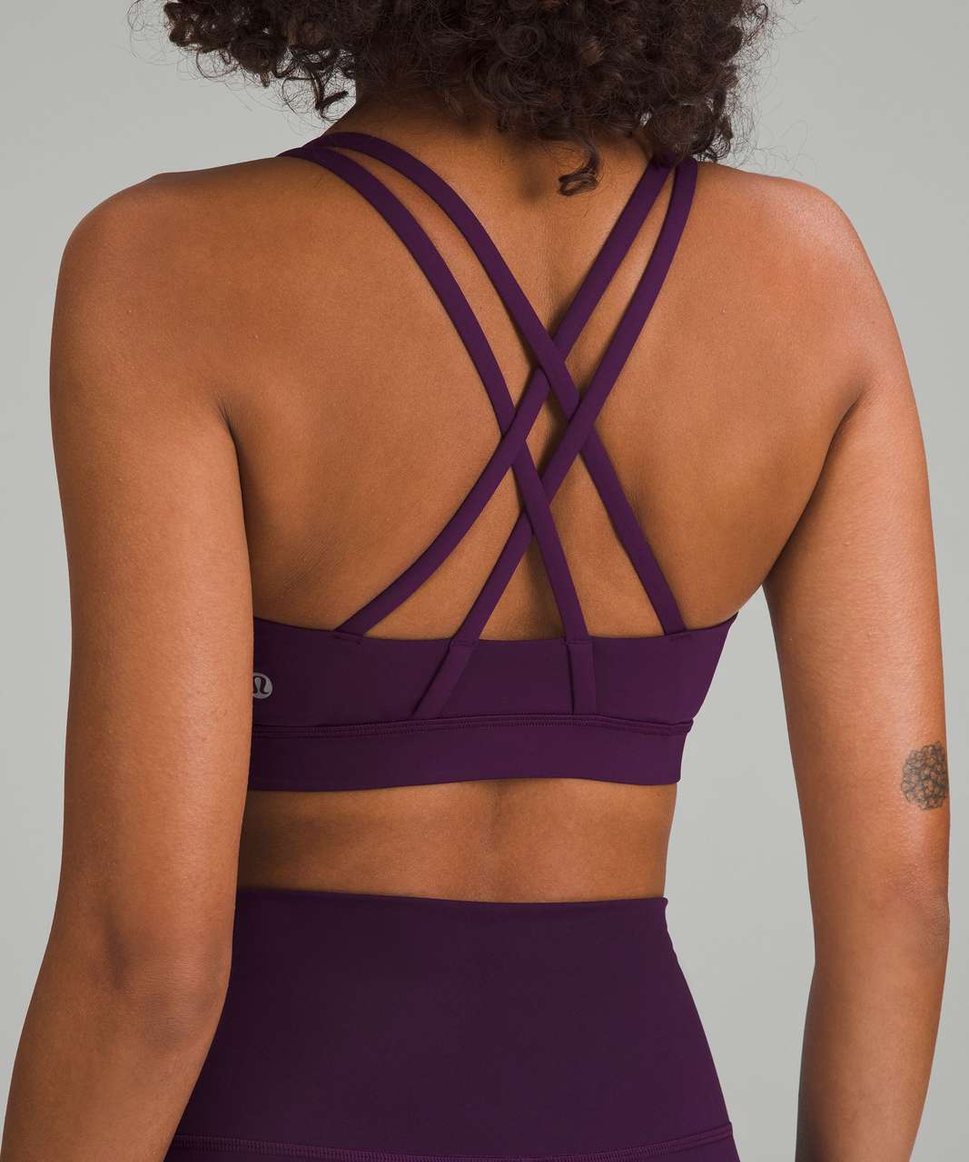 Lululemon Energy Bra *Medium Support, B–D Cups - Dramatic Magenta