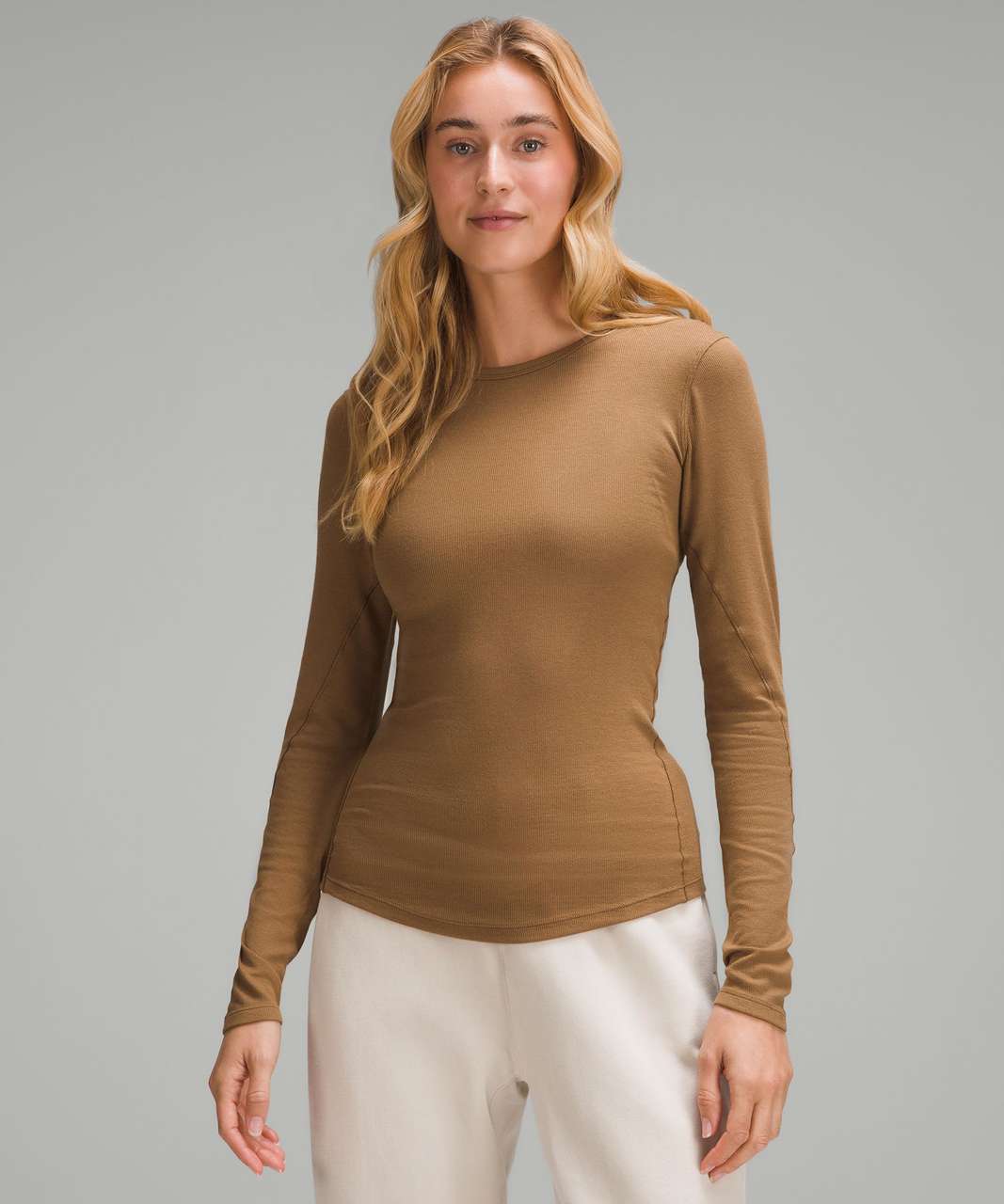 Hold tight long sleeve in copper brown (4) review in comments! : r/lululemon