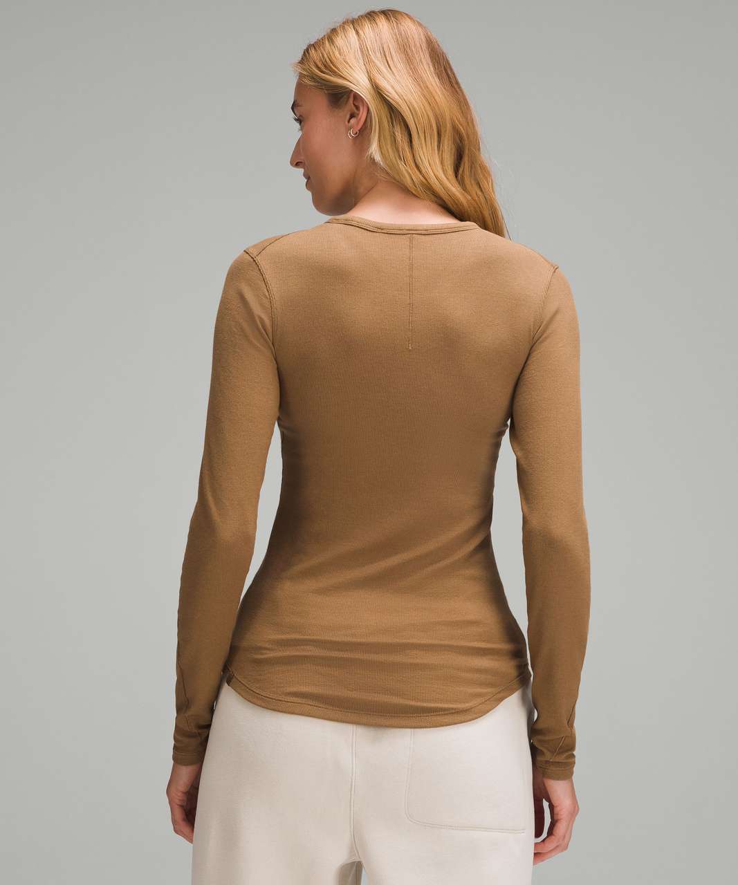 Lululemon Hold Tight Long Sleeve Shirt - Roasted Brown - lulu fanatics