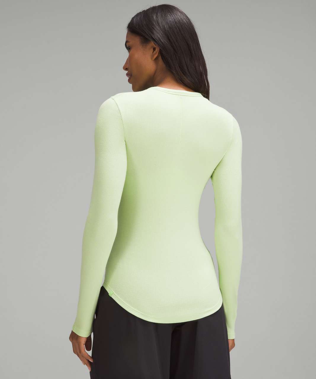 Lululemon Hold Tight Long-Sleeve Shirt - Spark Green - lulu fanatics