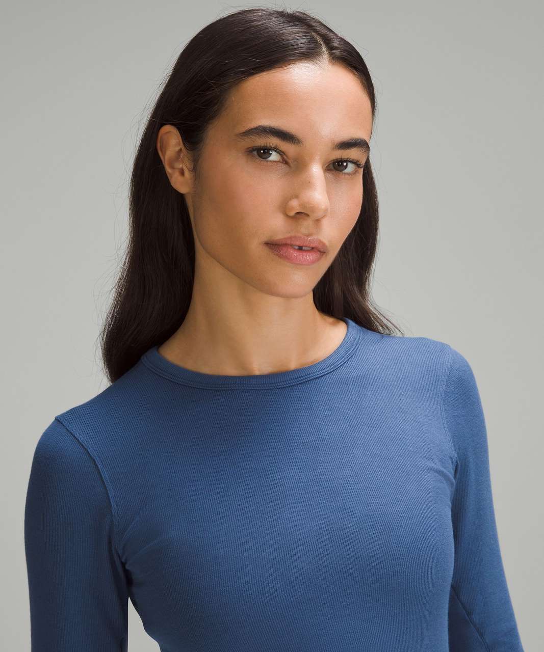 Lululemon Hold Tight Long-Sleeve Shirt - Pitch Blue - lulu fanatics