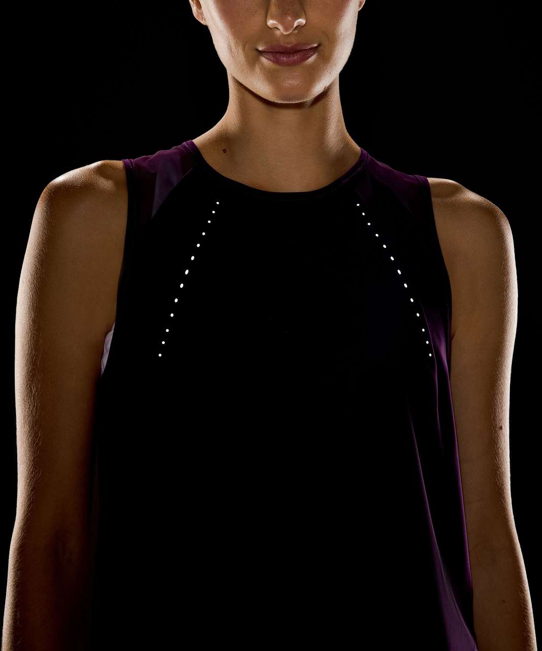 Lululemon Sculpt Cropped Tank Top - Dramatic Magenta