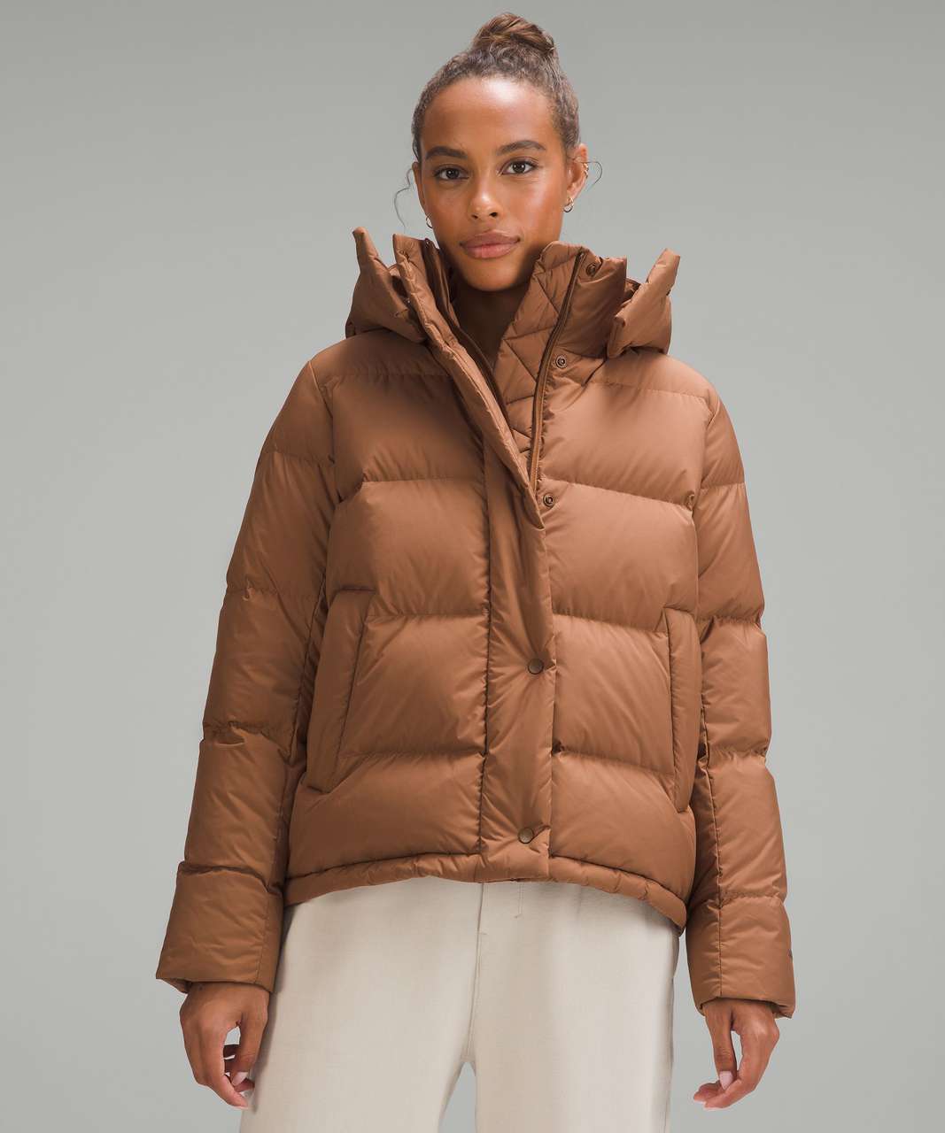 Lululemon Wunder Puff Jacket - Roasted Brown - lulu fanatics