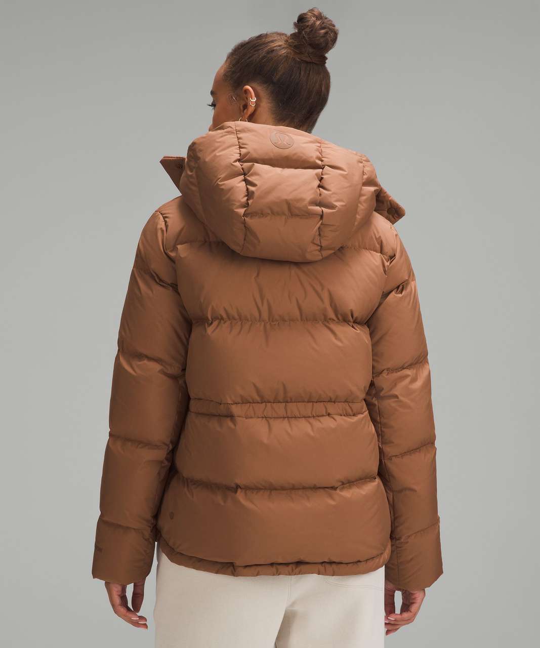lululemon athletica Wunder Puff Long Jacket - Color Brown - Size