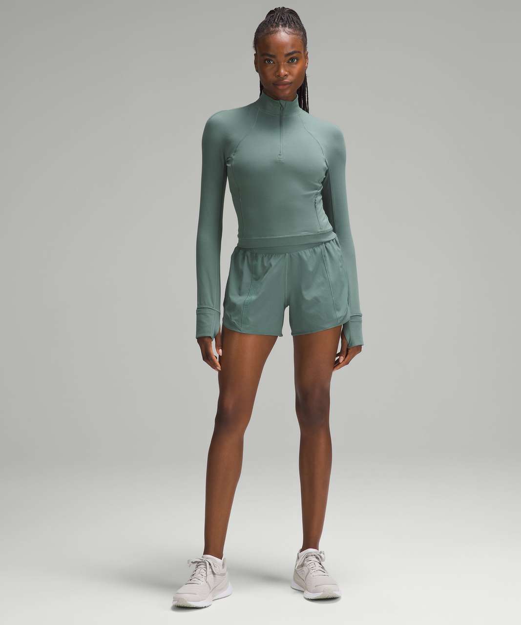 It's Rulu™ Run Ribbed Cropped Half Zip special edition - Athletic