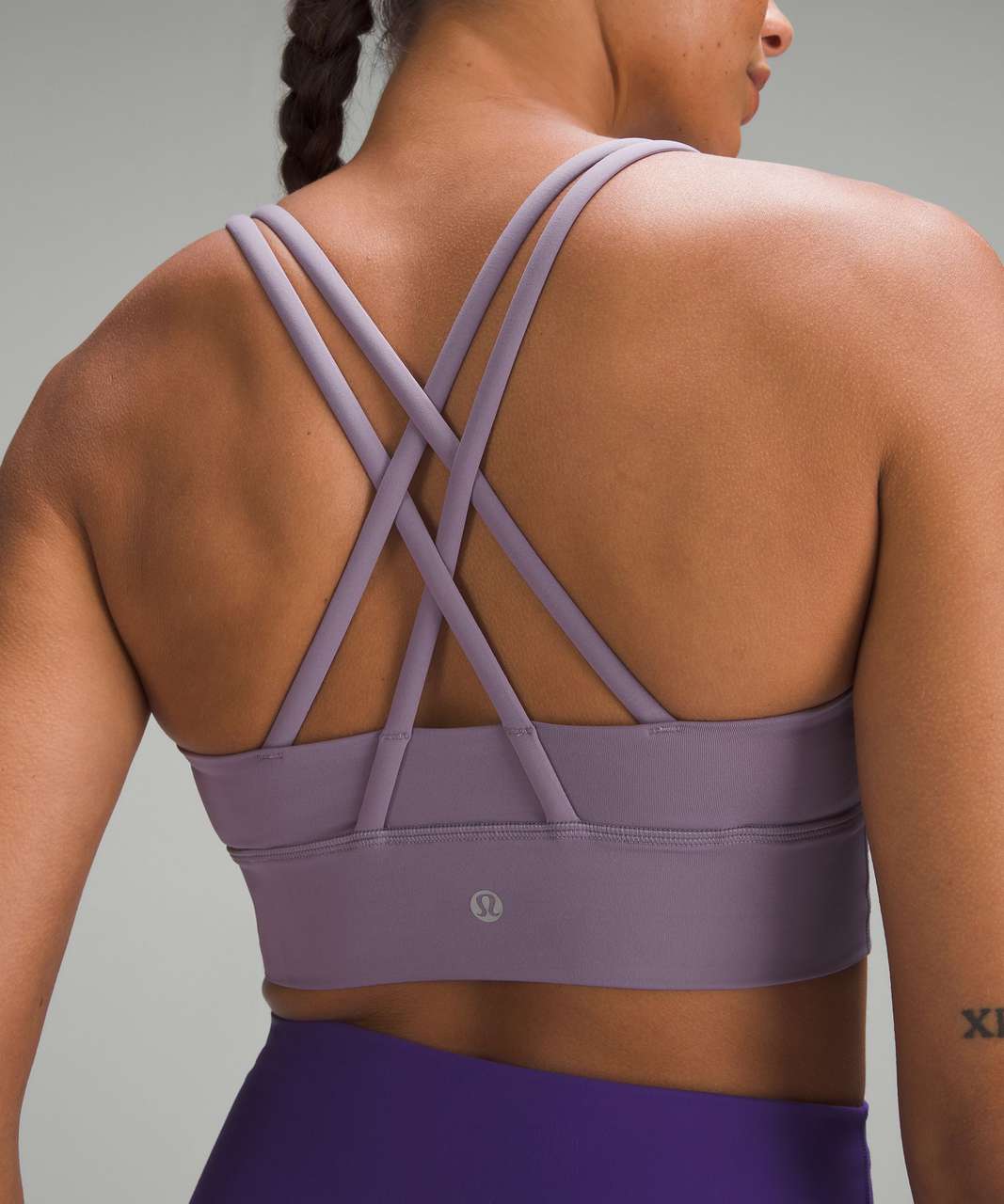 RUBY Longline YOGA Bra - Dark Purple