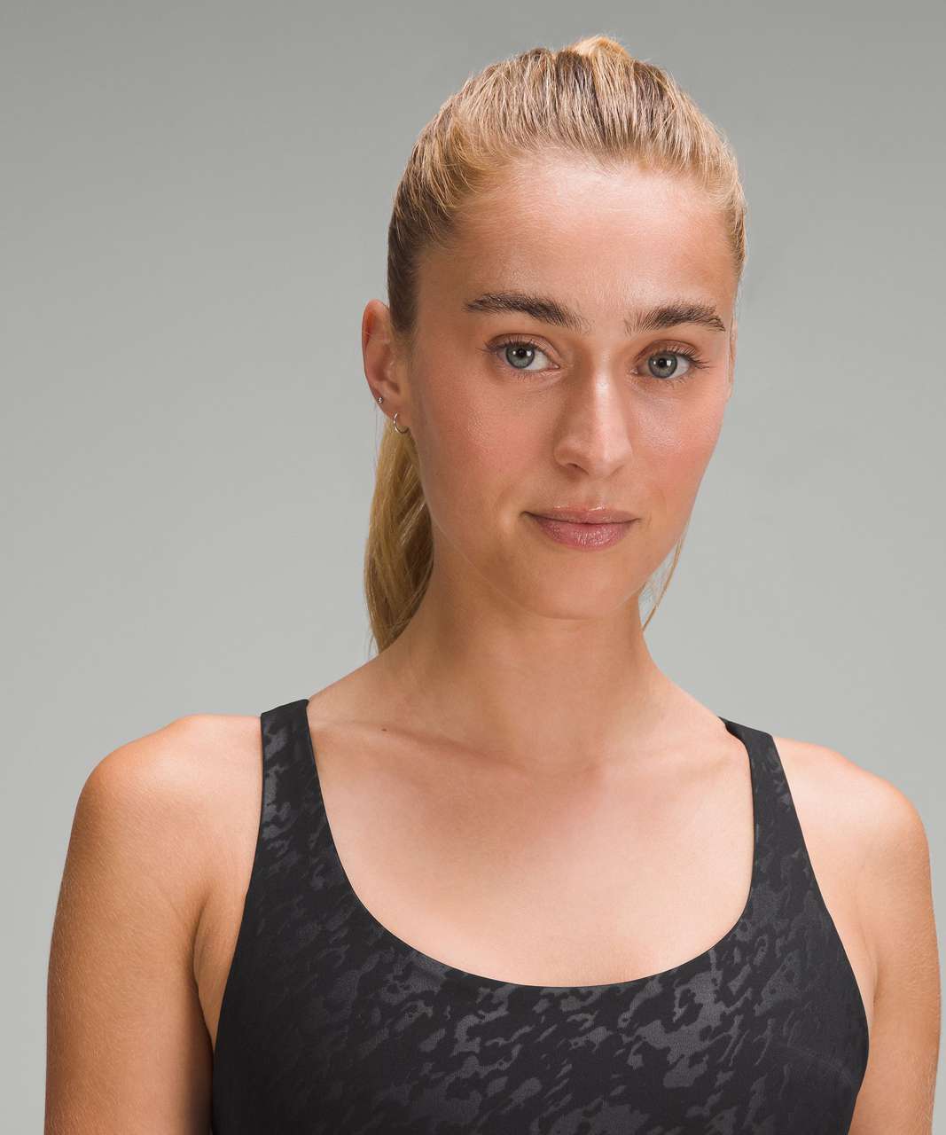 Lululemon Energy Longline Bra *Medium Support, B–D Cups - Motion Dash Emboss Black