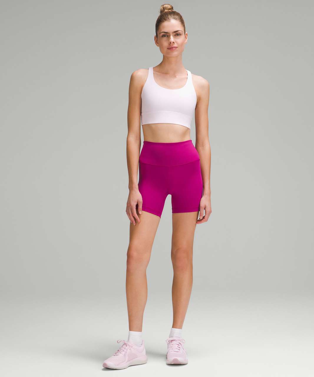 lululemon athletica, Intimates & Sleepwear, Lululemon Athletica Pink Train  Bra Size With Padding