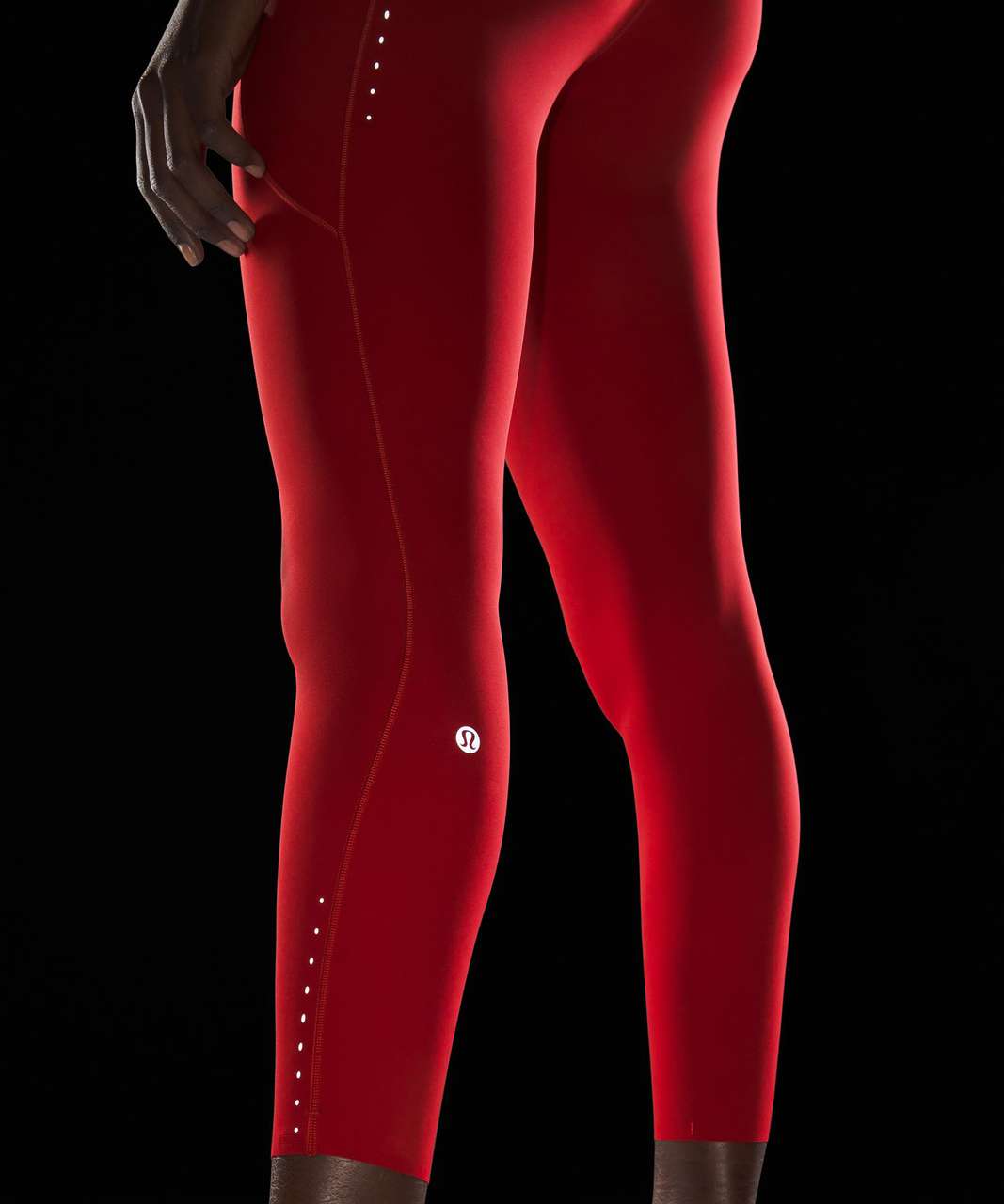 NWT Lululemon Fast Free HR Tight 25 Size 6 W5BXQS Red High Rise