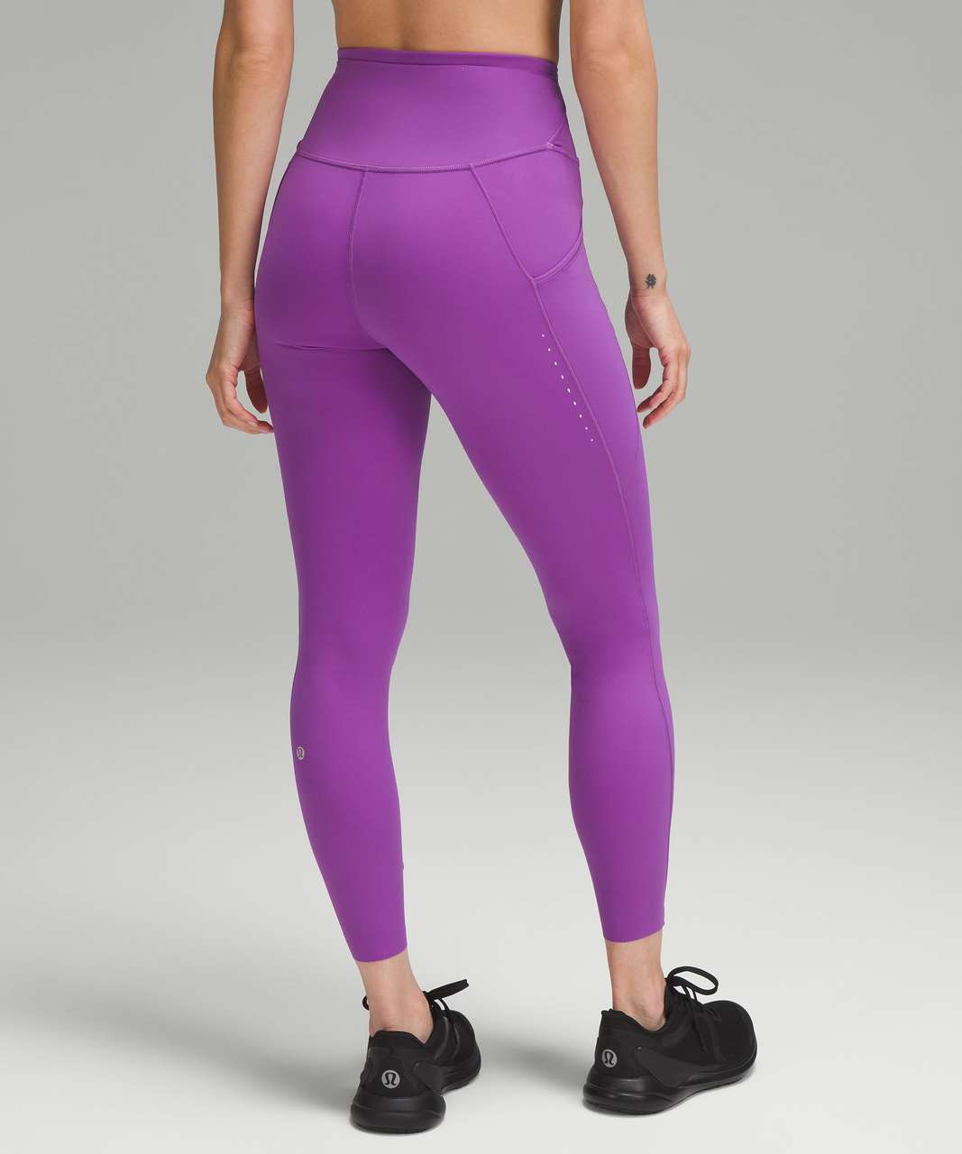 Lululemon Fast and Free High-Rise Tight 25” Pockets *Updated - Moonlit Magenta