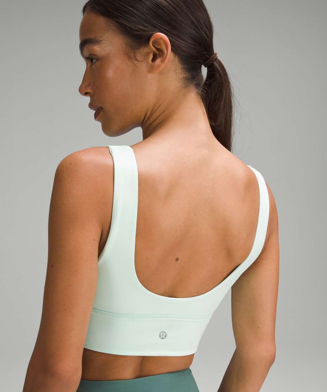 Lululemon Align V-Neck Bra *Light Support, C/D Cup - Mint Moment - lulu  fanatics