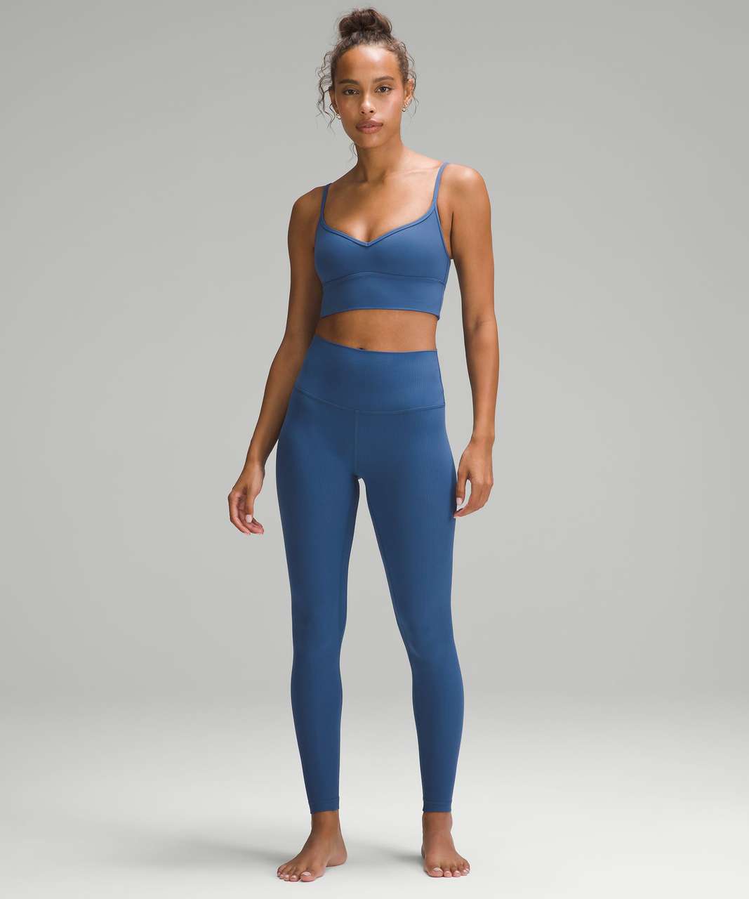 Lululemon Define Zip-Front High-Rise Flared Pant - Pitch Blue