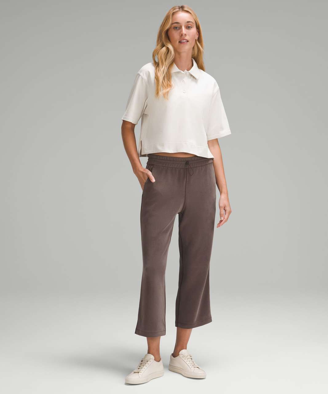 Lululemon Softstreme High-Rise Straight-Leg Cropped Pant - Espresso