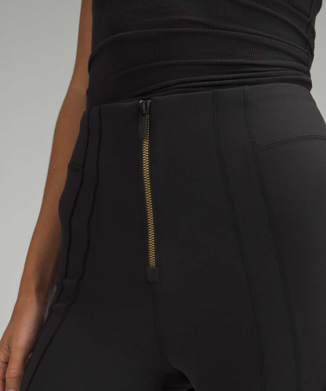 Lululemon Define Zip-Front High-Rise Flared Pant - Black
