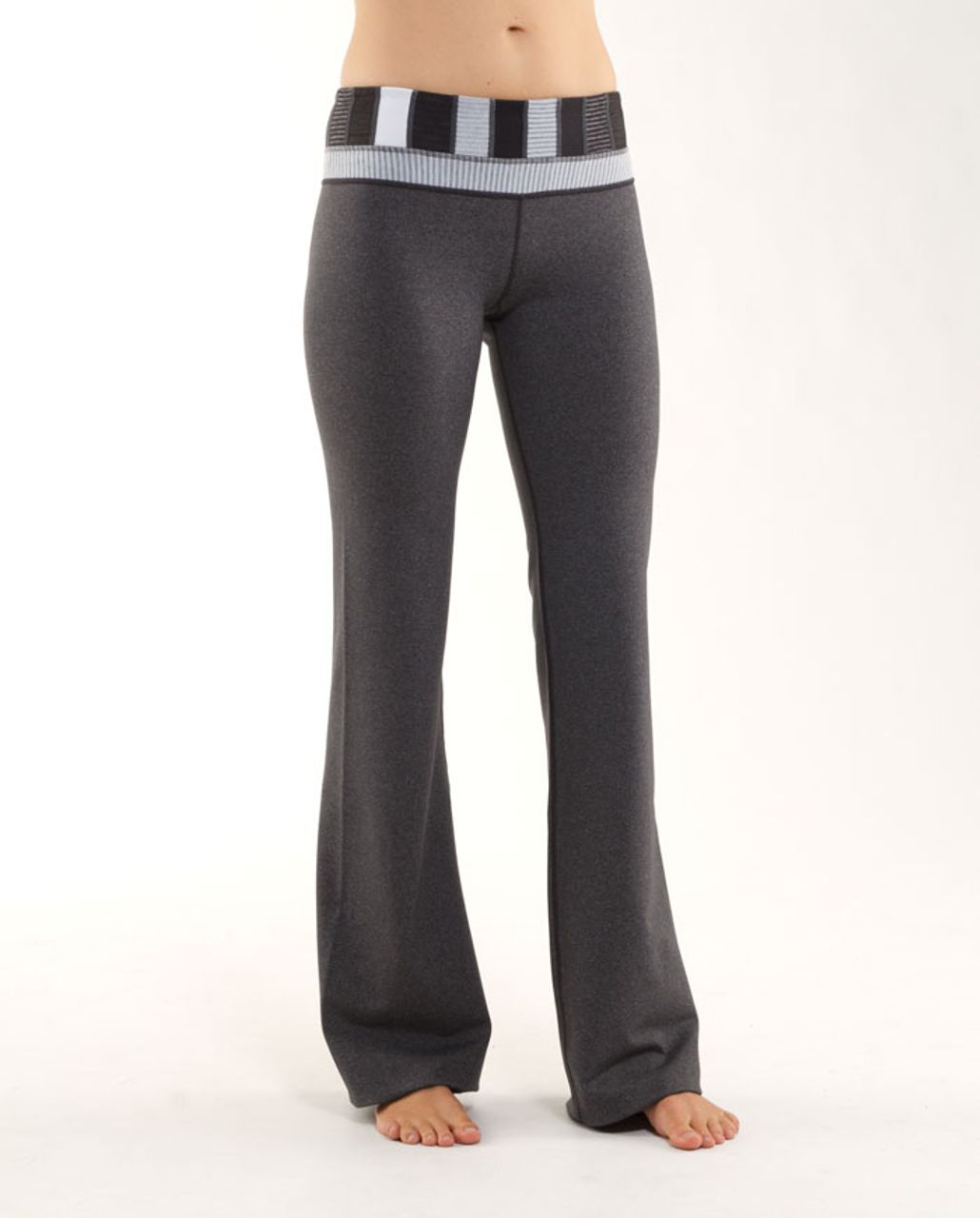 Lululemon Relaxed Fit Crop II - Heathered Deep Coal - lulu fanatics