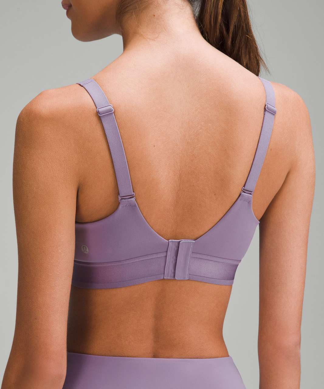 Lululemon Super-Soft Adjustable Front-Wrap Bra *Light Support, B-D Cups - Purple Ash