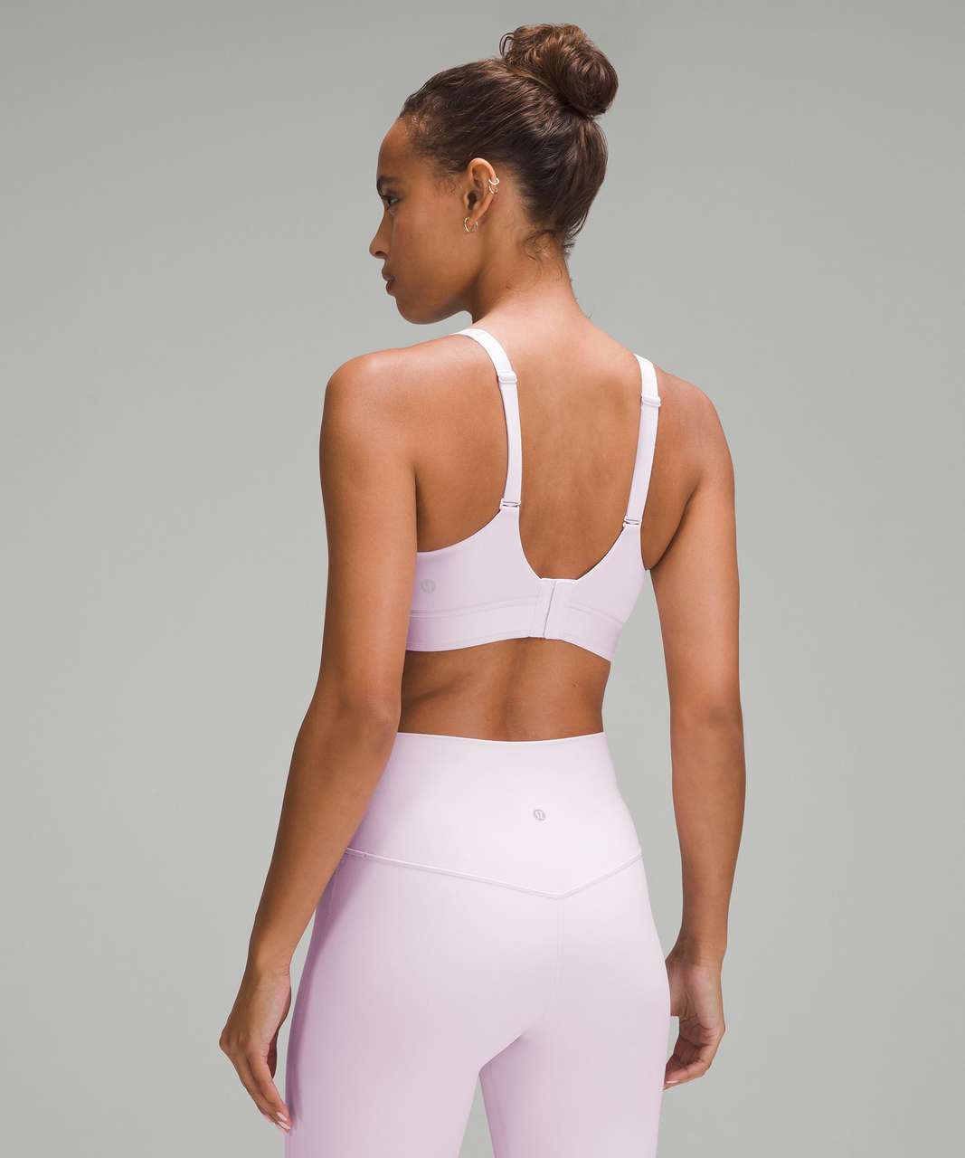 Lululemon Super-Soft Adjustable Front-Wrap Bra *Light Support, B-D Cups - Meadowsweet Pink