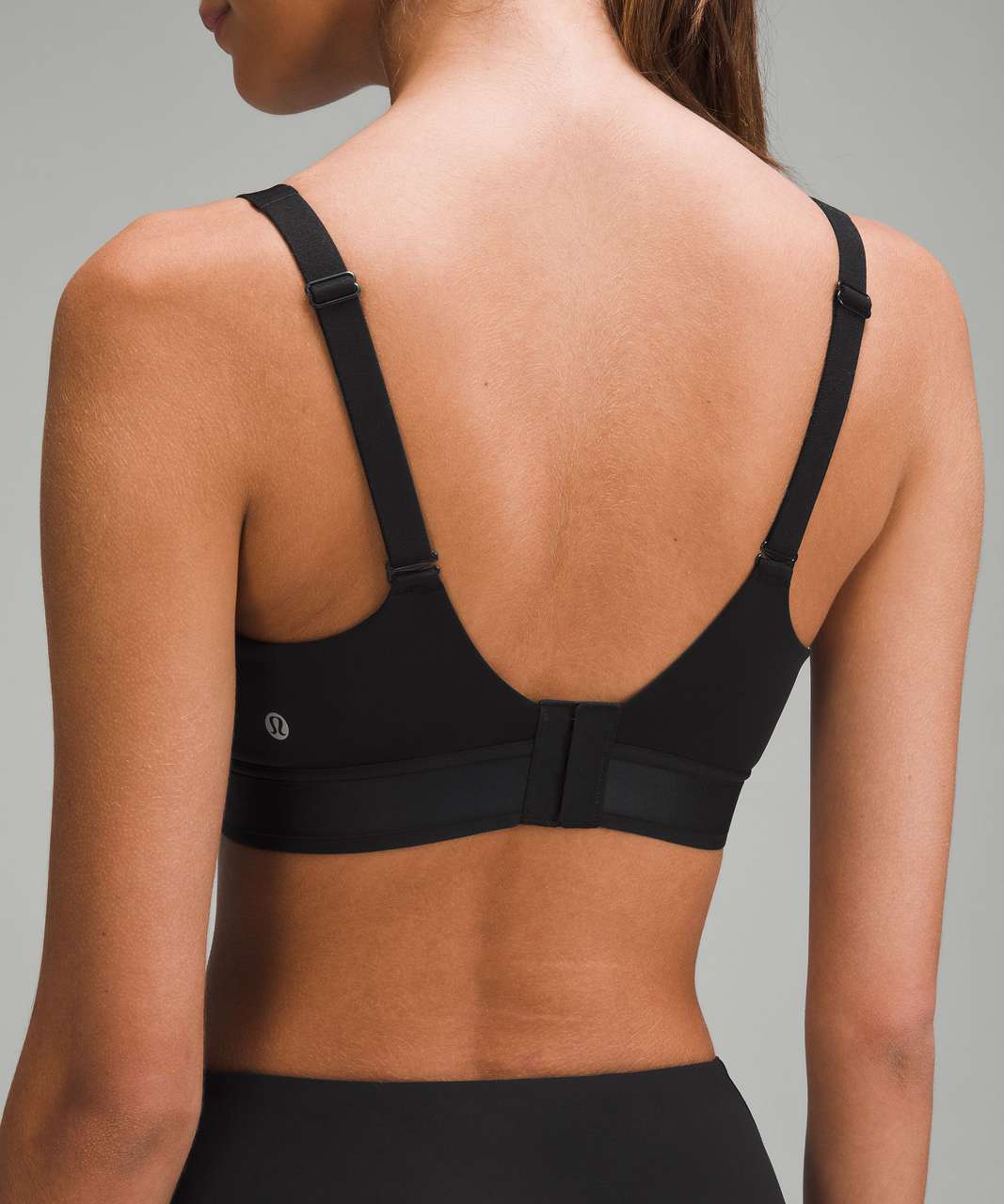 Lululemon Super-Soft Adjustable Front-Wrap Bra *Light Support, B-D Cups - Black