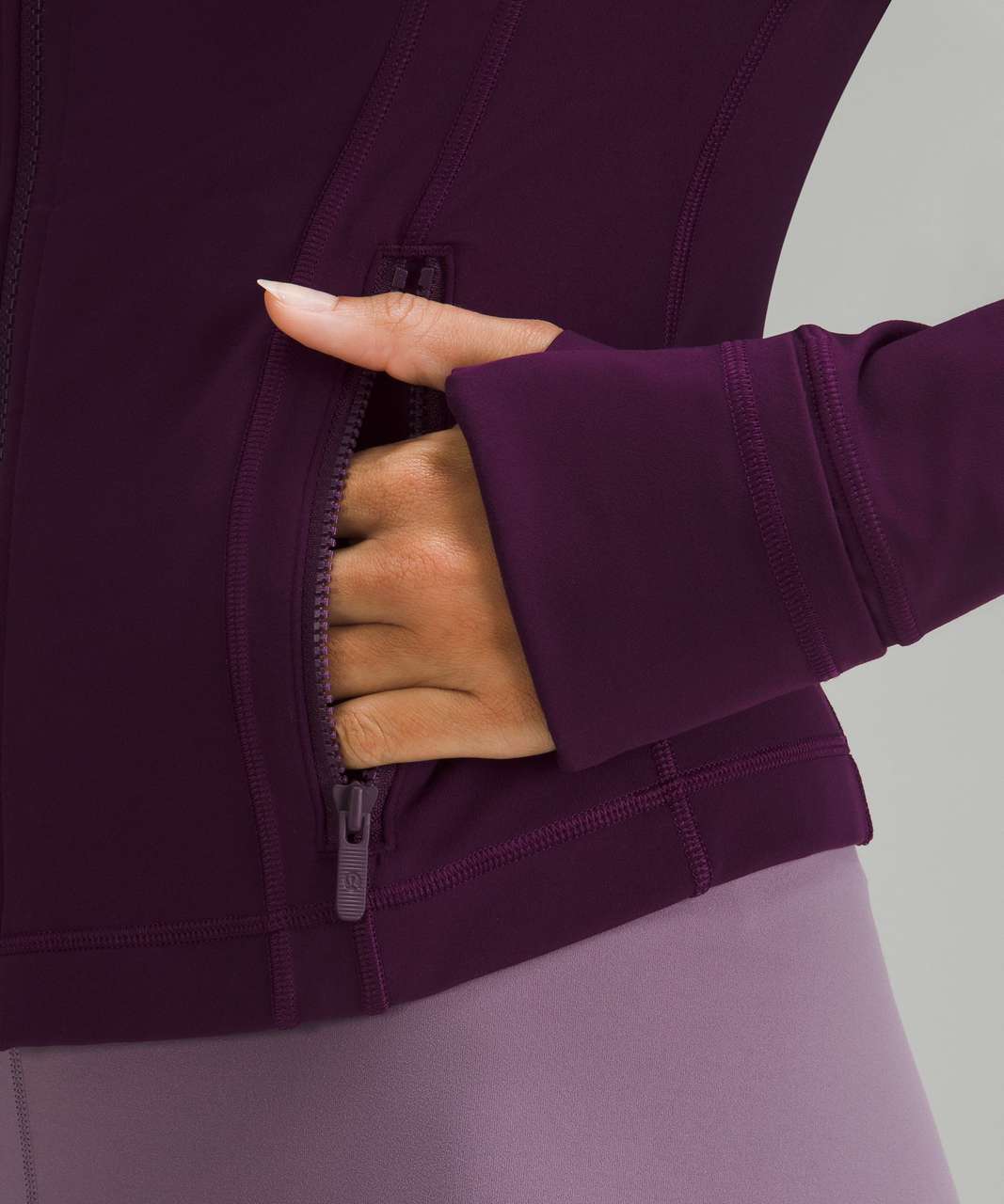 Lululemon Define Cropped Jacket *Nulu - Dramatic Magenta - lulu fanatics