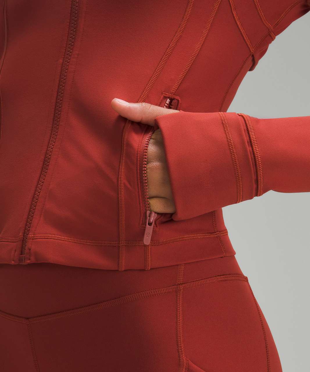 Track Cropped Define Jacket *Nulu - Terra Orange - 6 at Lululemon