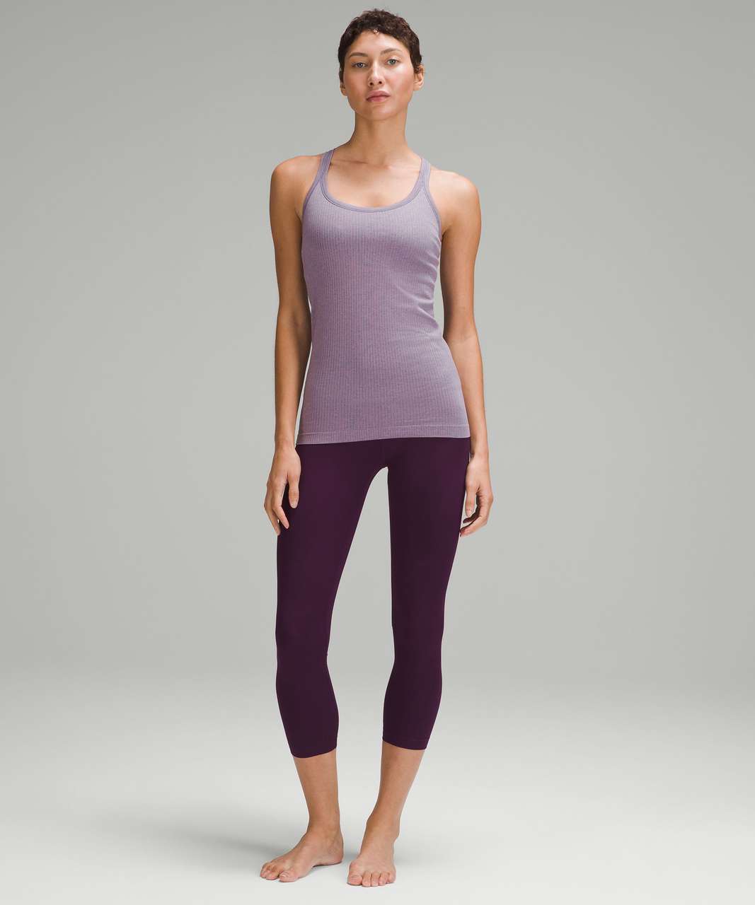 Lululemon Ebb to Street Racerback Crop Tank Wisteria Purple Size 6 - $70  (30% Off Retail) - From Kristina