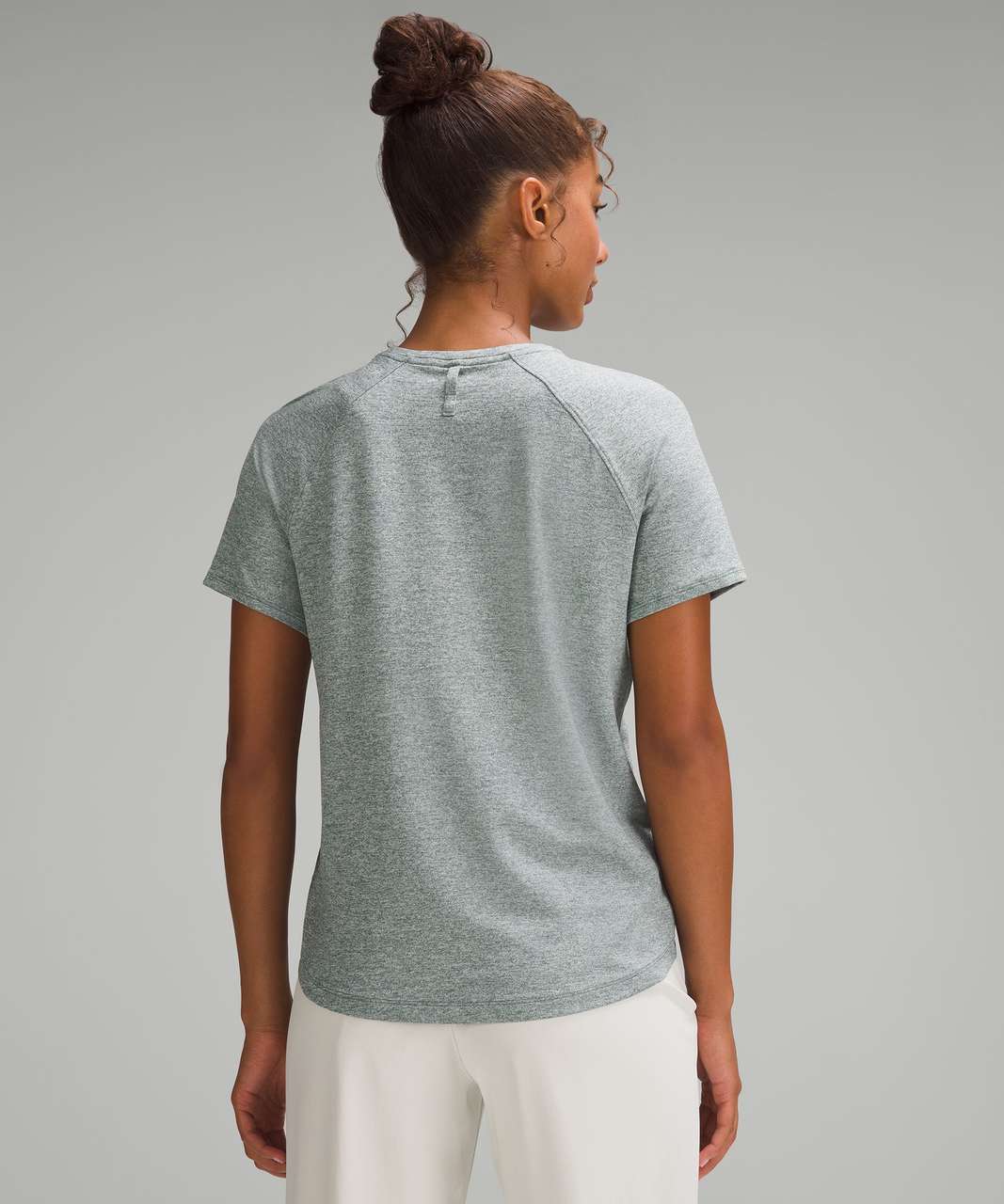 Lululemon License to Train Classic-Fit T-Shirt - Heathered Medium Forest