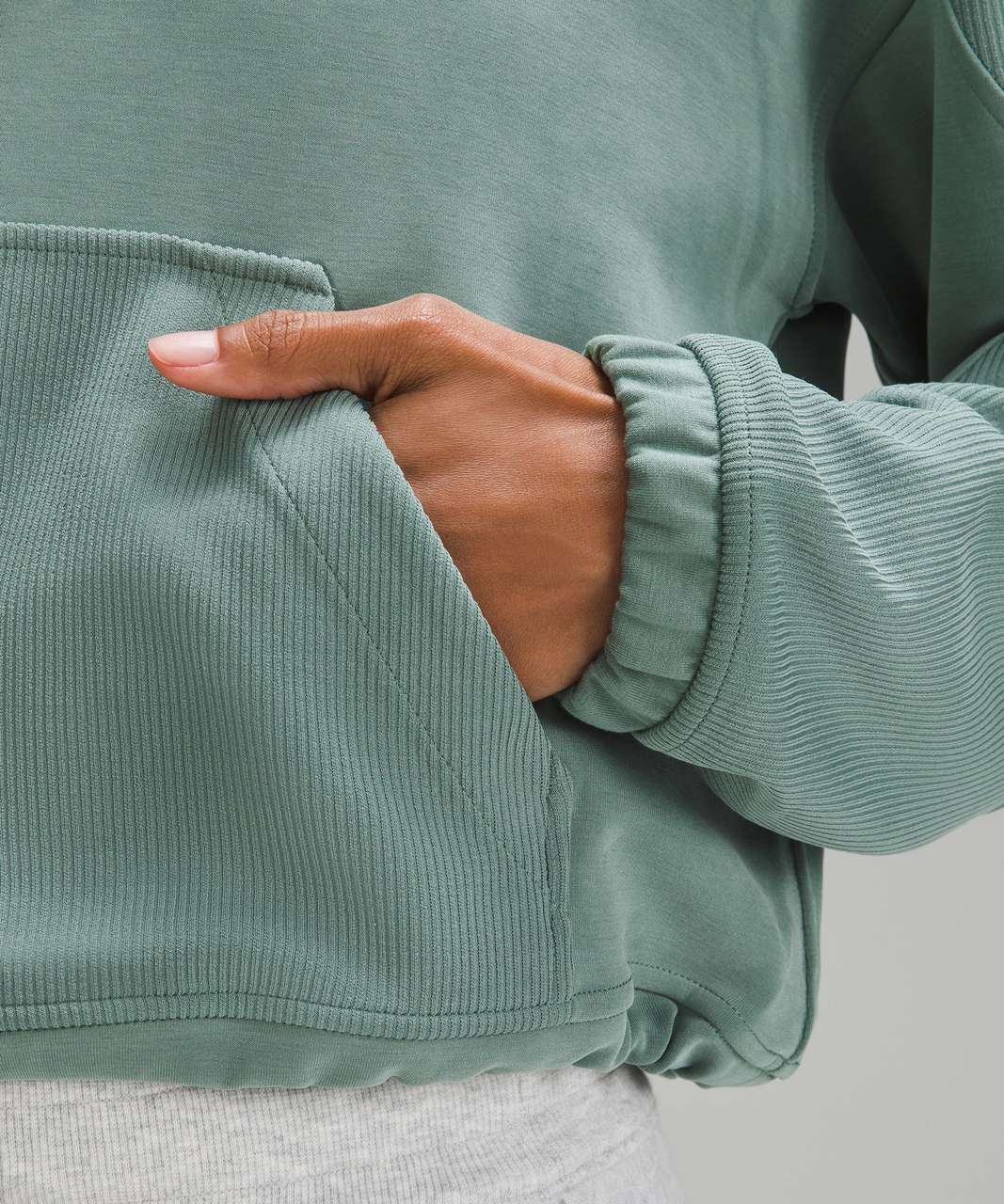 Lululemon Brushed Softstream Quarter Zip Green Size 12 - $100 (21% Off  Retail) - From Kenzie