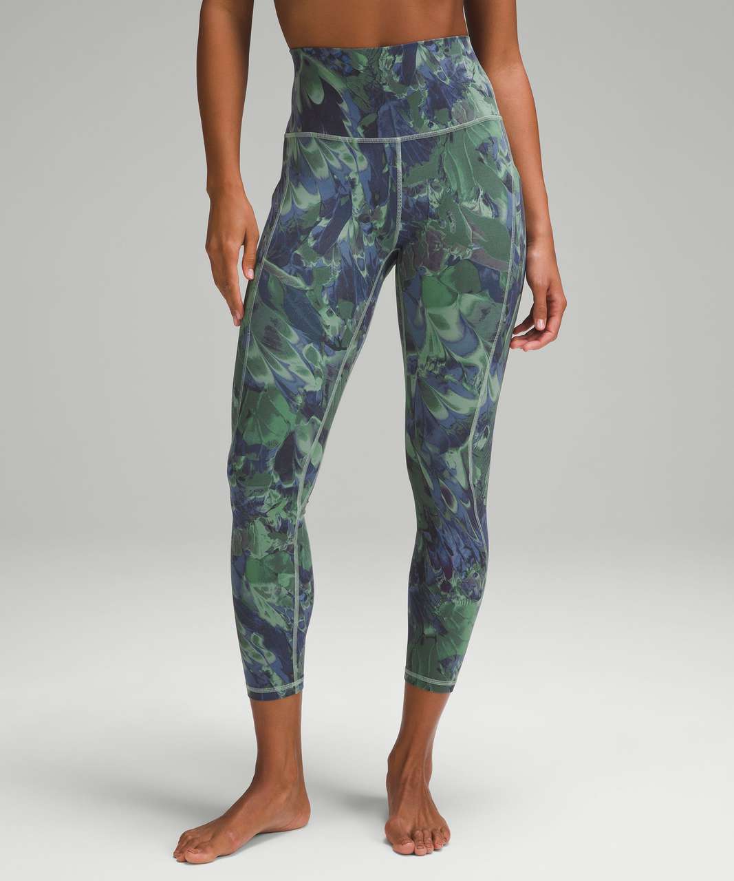 Lululemon Align High-Rise Pant with Pockets 25" - NOUVEAU MARBLE Palm Court Multi