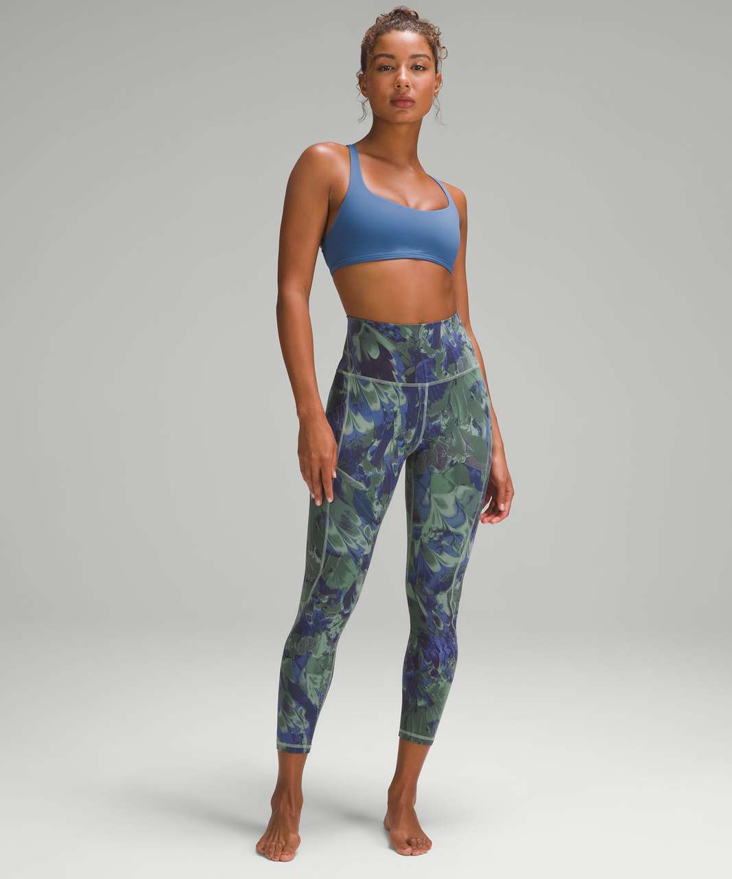 Lululemon Align High-Rise Crop 23 - NOUVEAU MARBLE Palm Court Multi - lulu  fanatics