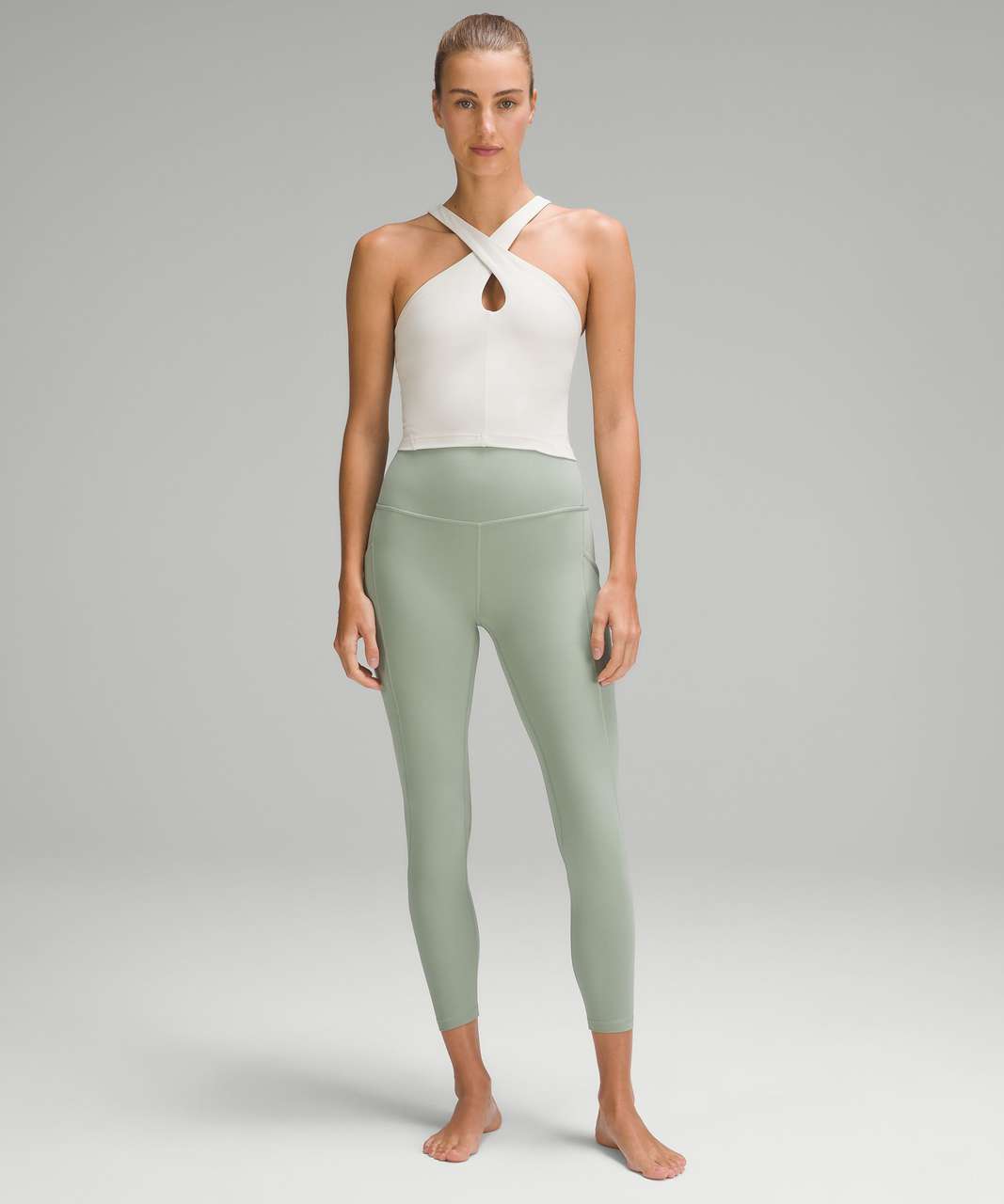 lululemon athletica, Pants & Jumpsuits, Lululemon Align Highrise Pant  With Pockets 25 Size Creamy Mint