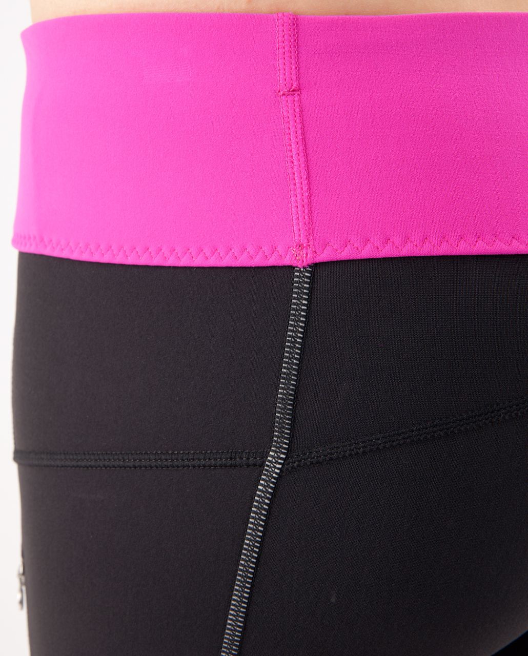 Lululemon Run:  For It Tight - Black /  Paris Pink