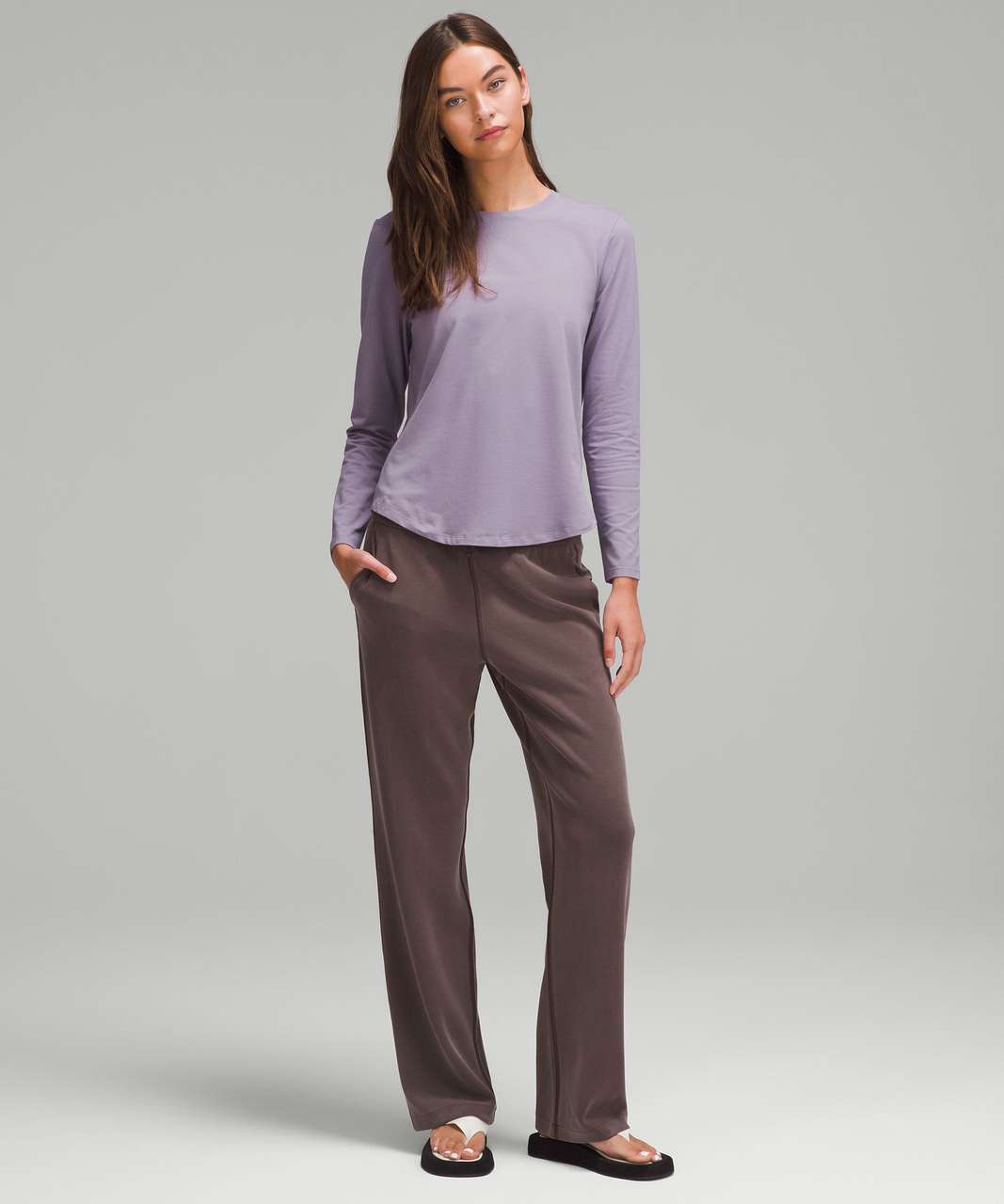 Lululemon Love Long-Sleeve Shirt - Purple Ash