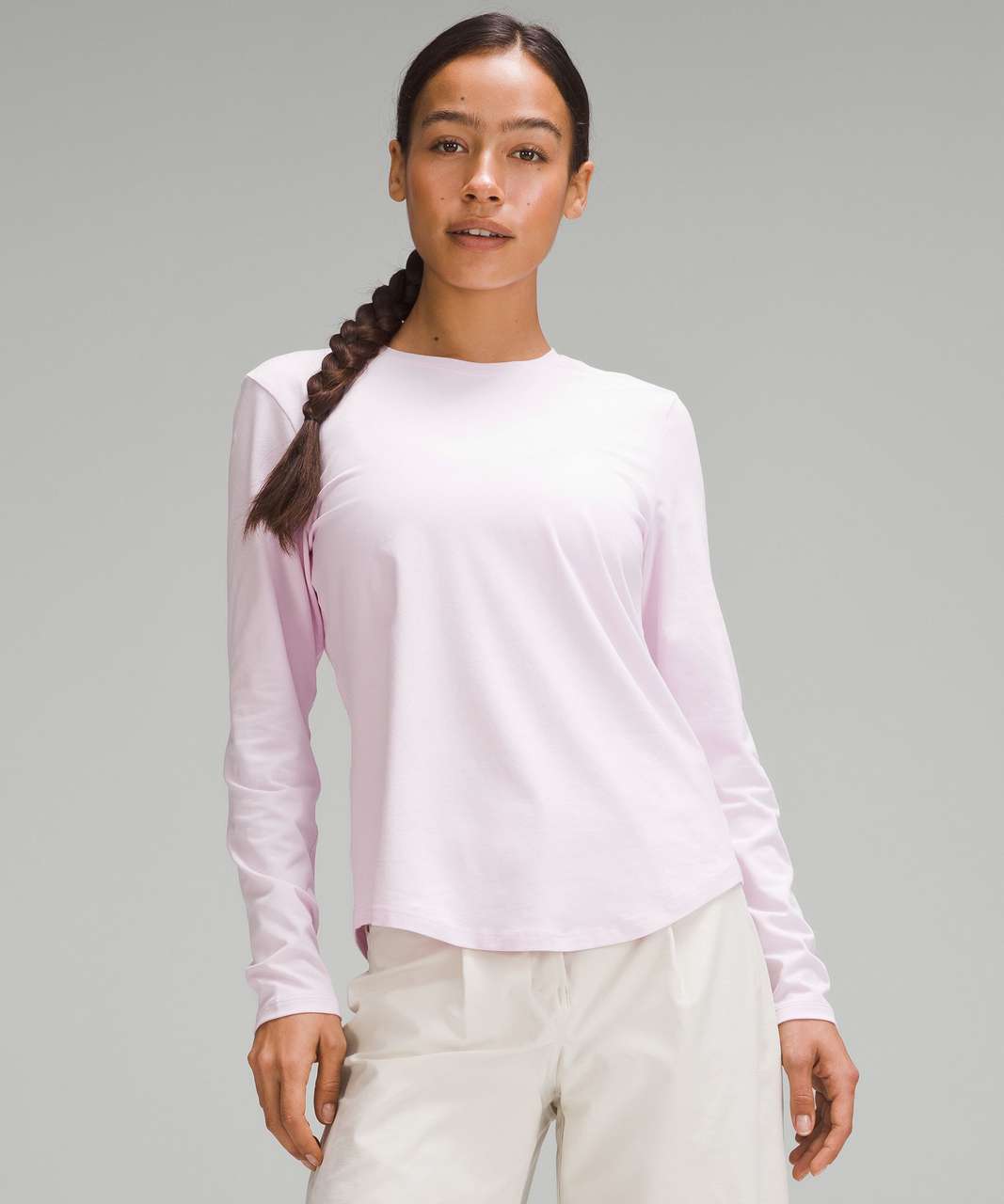 Lululemon Love Long-Sleeve Shirt - Meadowsweet Pink