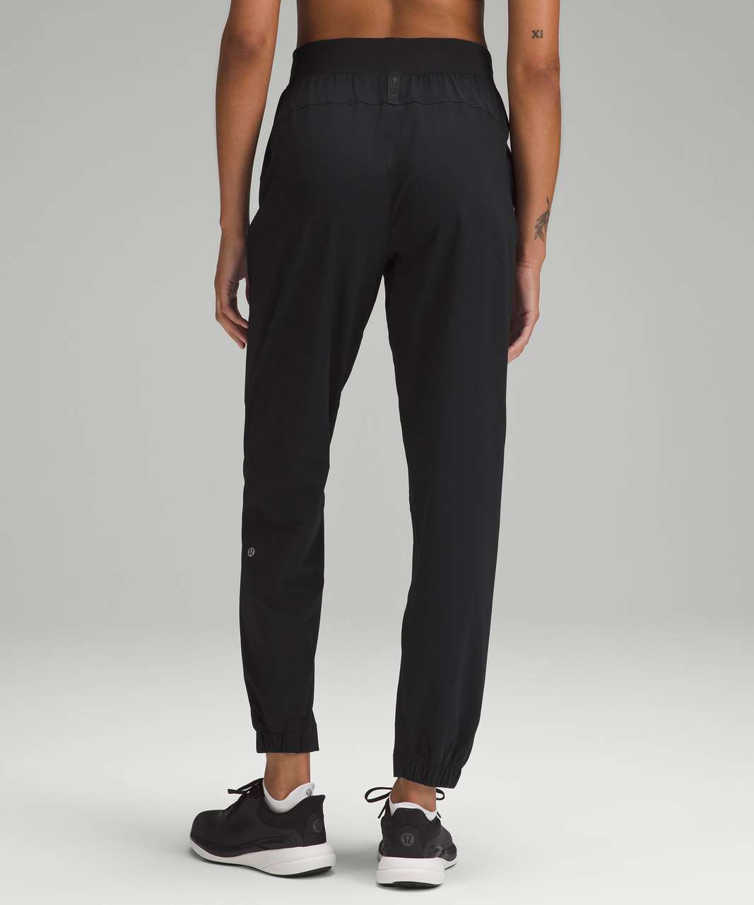 Only Black High Rise Track Pants