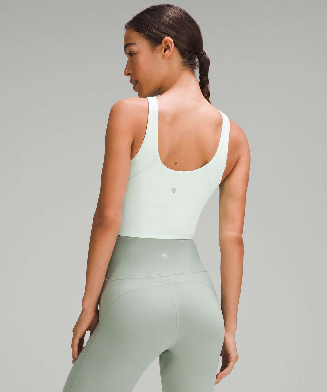 First time trying the High Neck Align Tank (Delicate Mint size 2