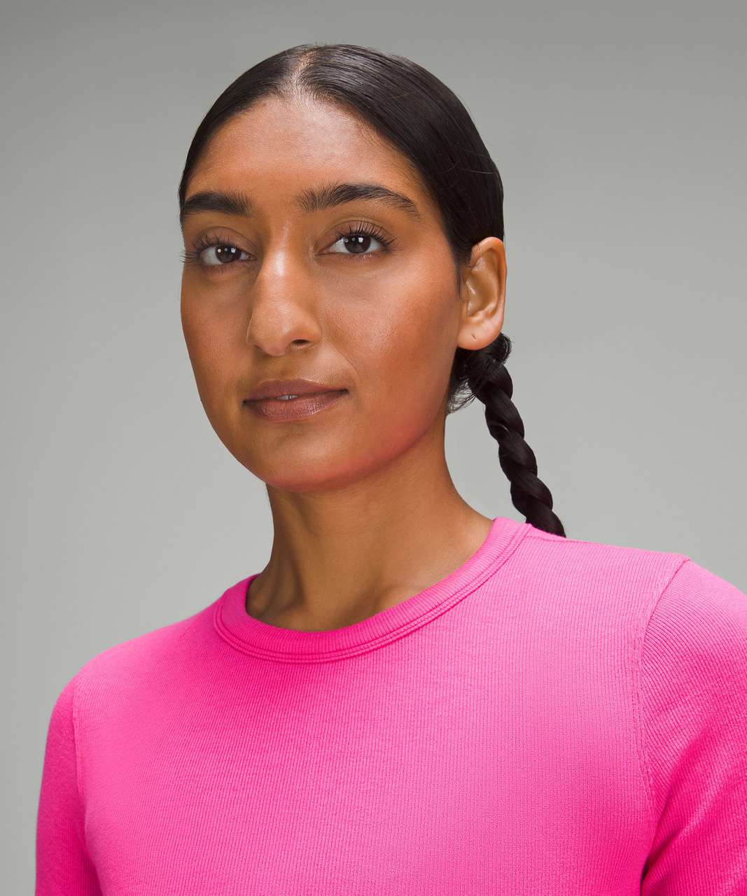 Lululemon Hold Tight Cropped T-Shirt - Sonic Pink