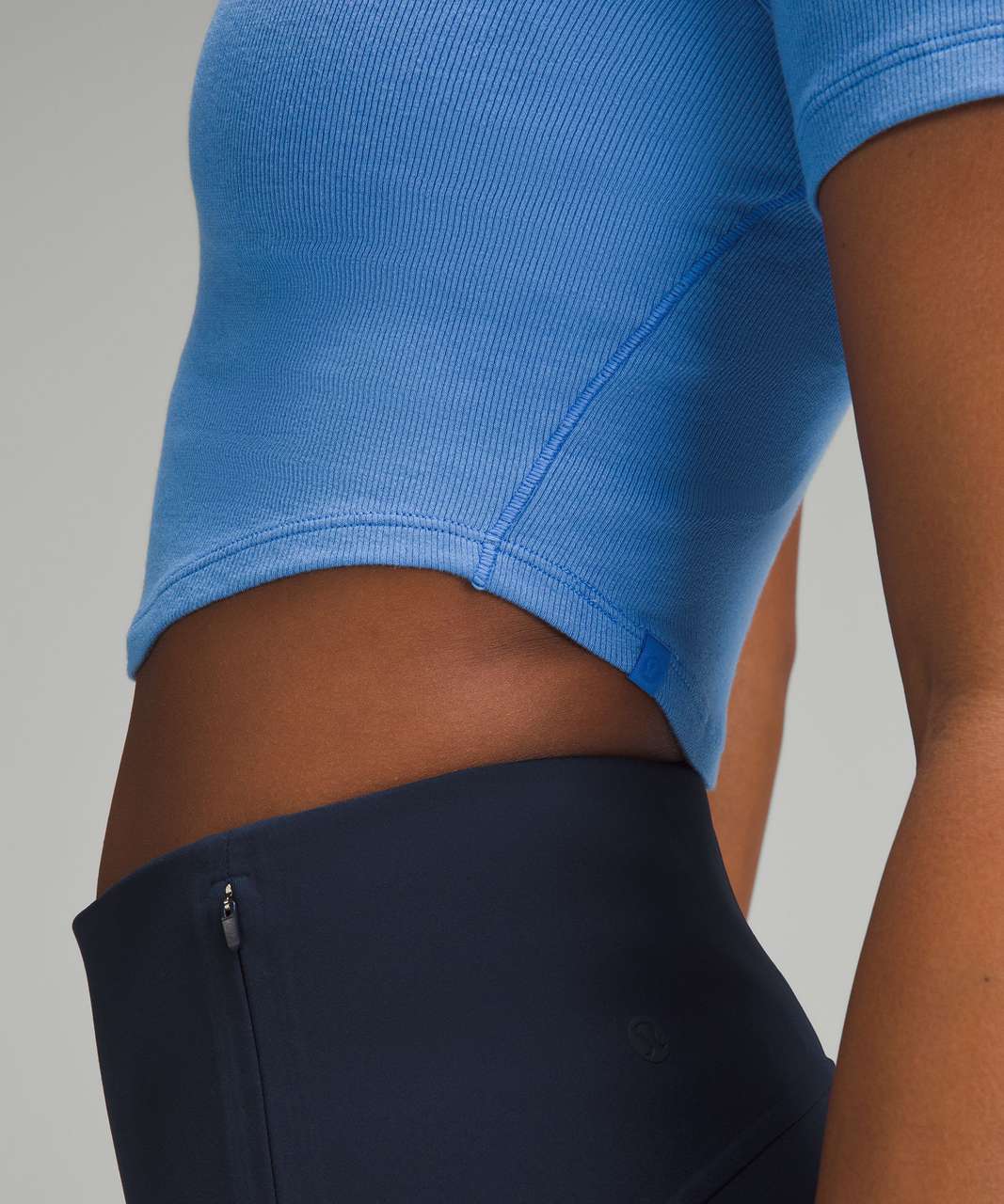 Lululemon Hold Tight Cropped T-Shirt - Blue Nile