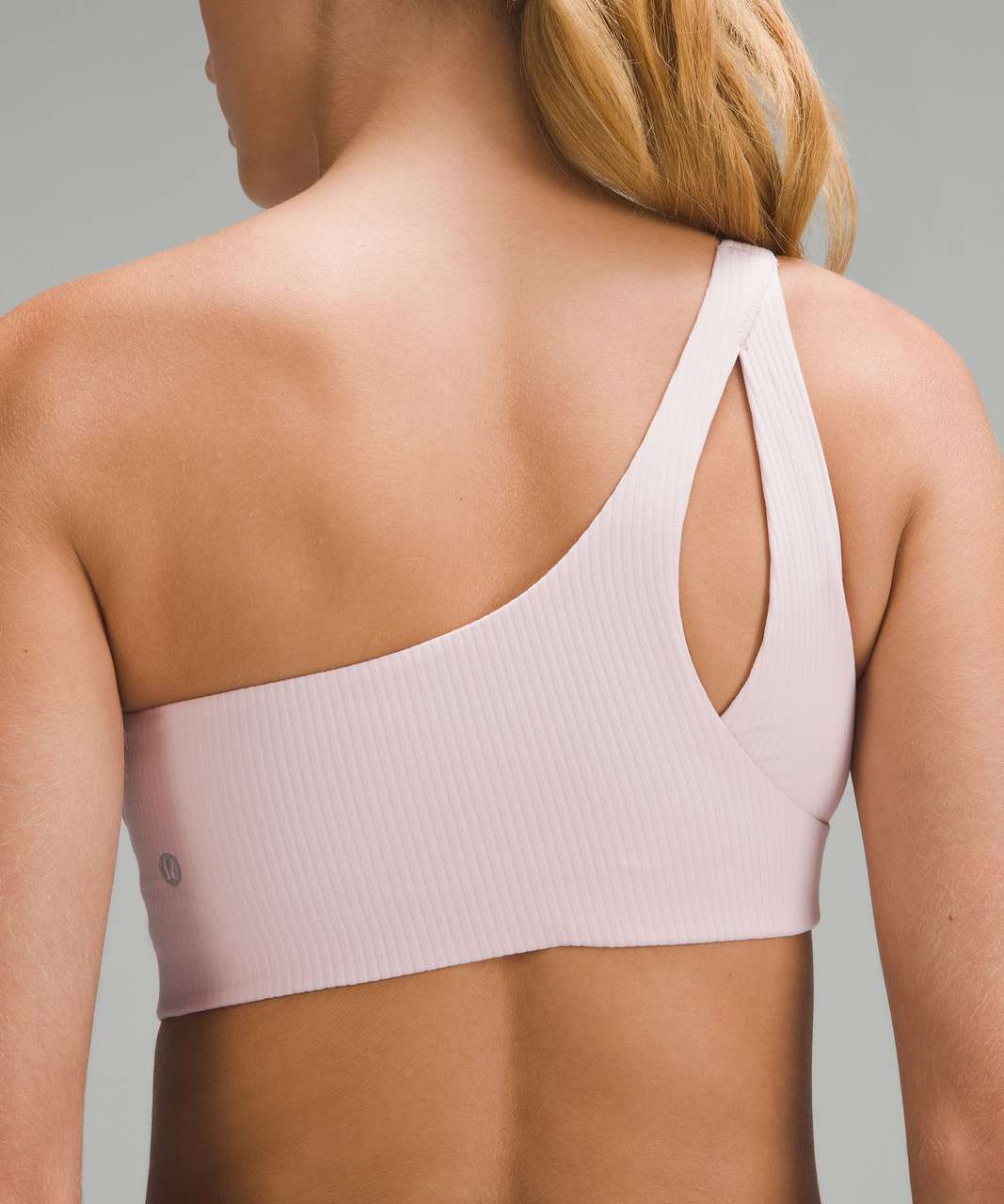 Lululemon Align Asymmetrical Bra *Light Support, A/B Cup - Flush Pink - lulu  fanatics