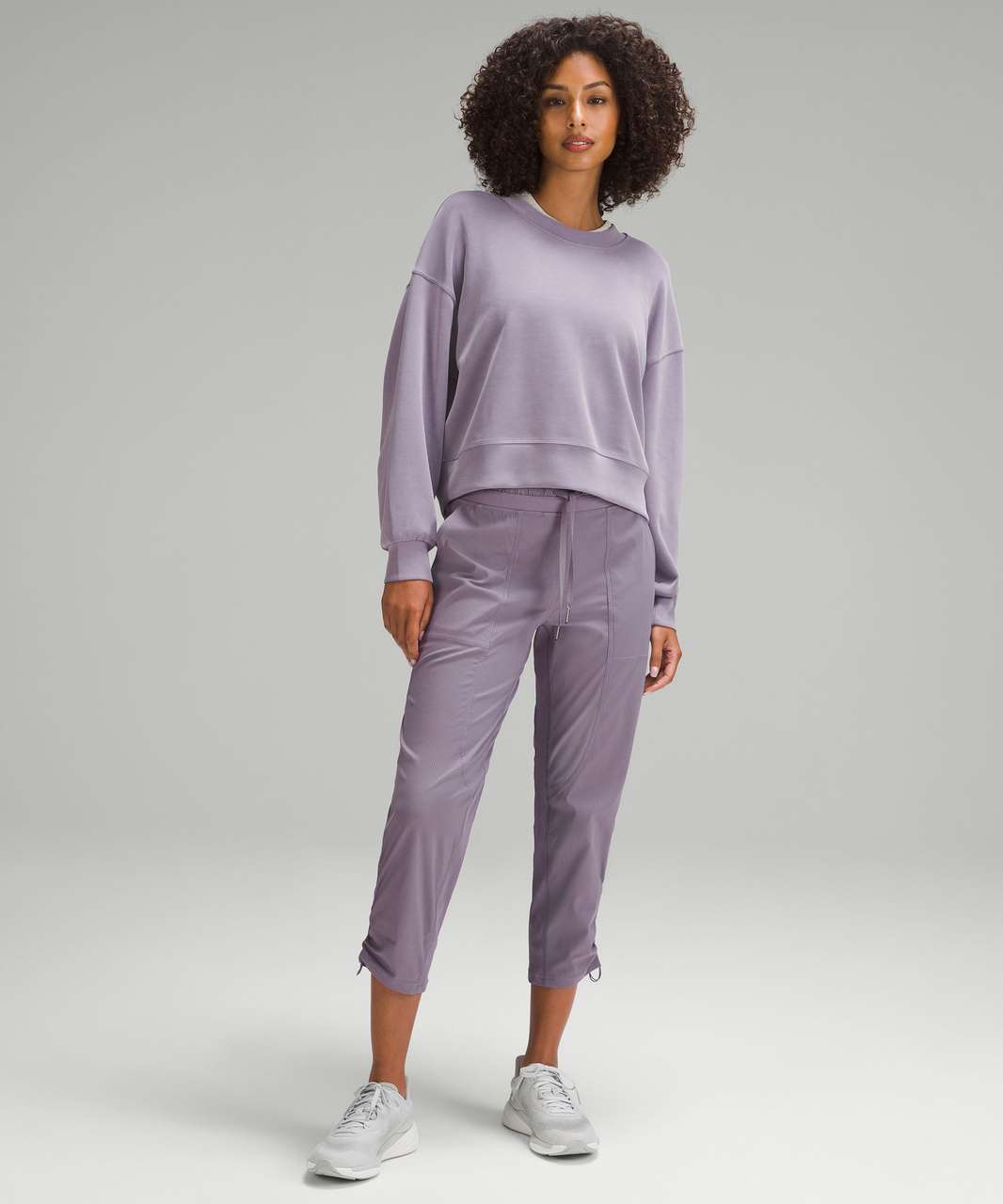 Lululemon Dance Studio Mid-Rise Cropped Pant - Purple Ash