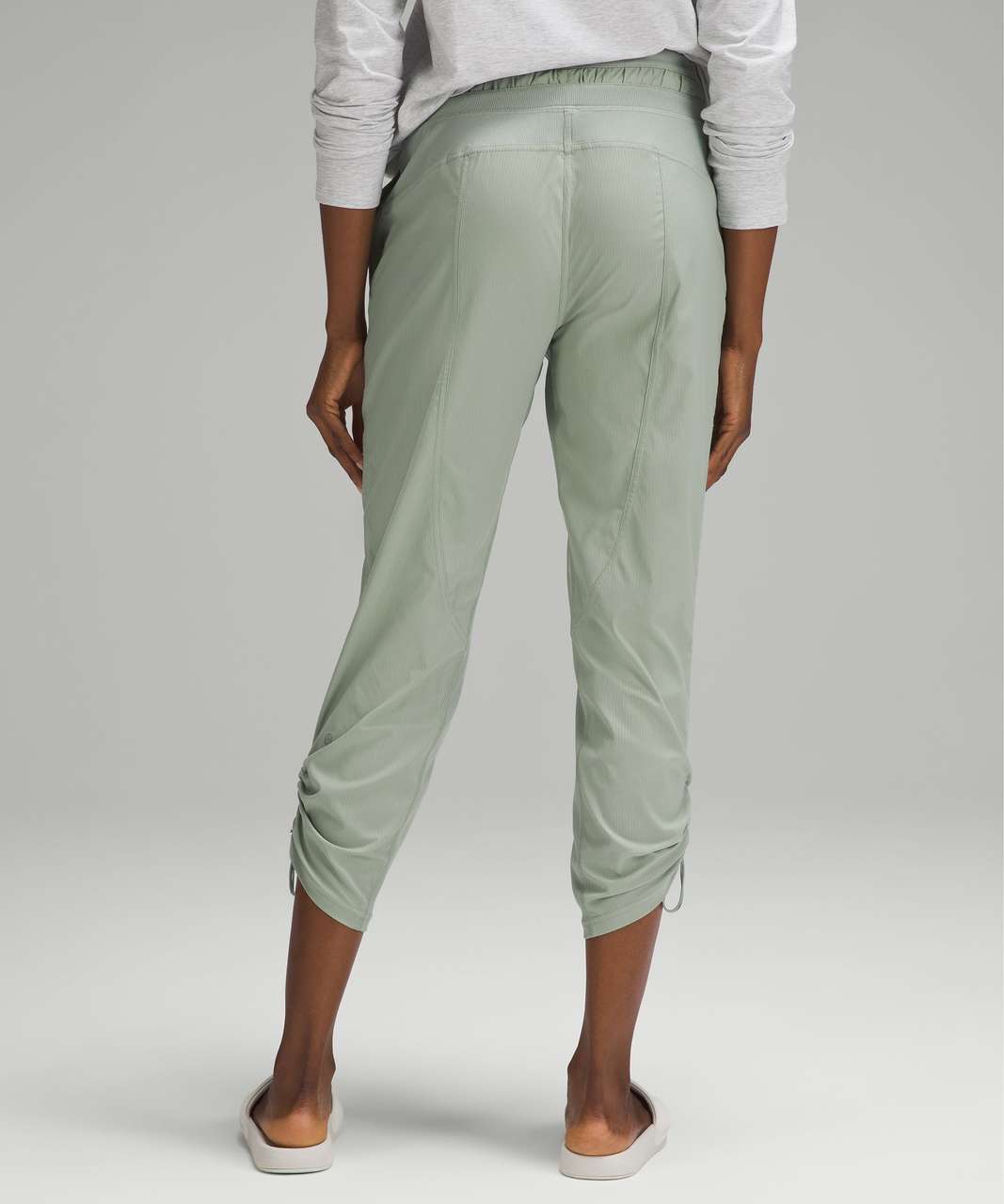 Lululemon Dance Studio Mid-Rise Cropped Pant - Dark Forest - lulu fanatics