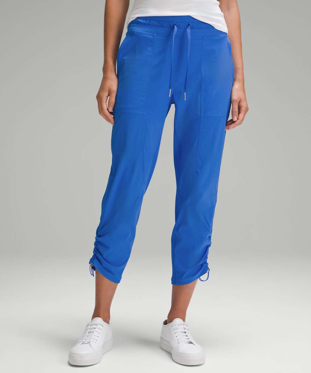 lululemon athletica, Pants & Jumpsuits, Lululemon Studio Crop Pants Ii  Pipe Dream Blue